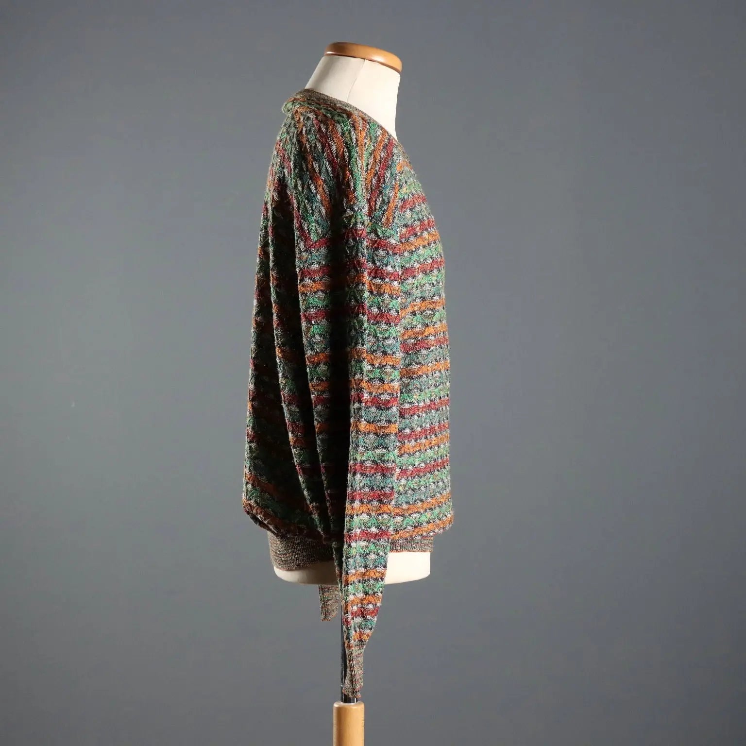 Vintage Missoni Sweater Cotton Viscosa UK Size 38 Italy 1990s