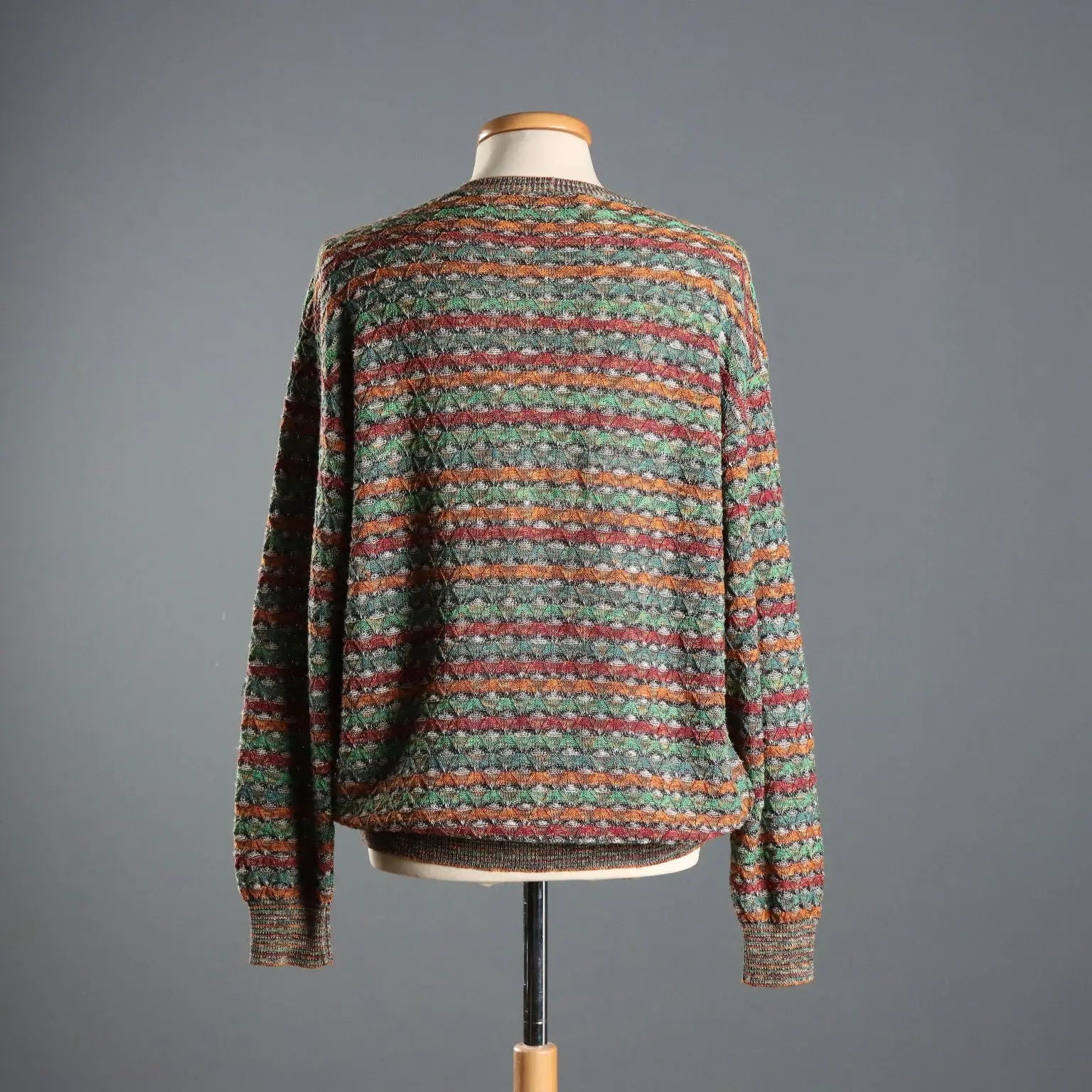 Vintage Missoni Sweater Cotton Viscosa UK Size 38 Italy 1990s