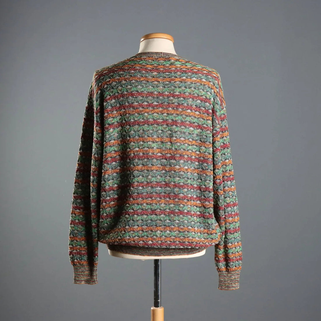 Vintage Missoni Sweater Cotton Viscosa UK Size 38 Italy 1990s