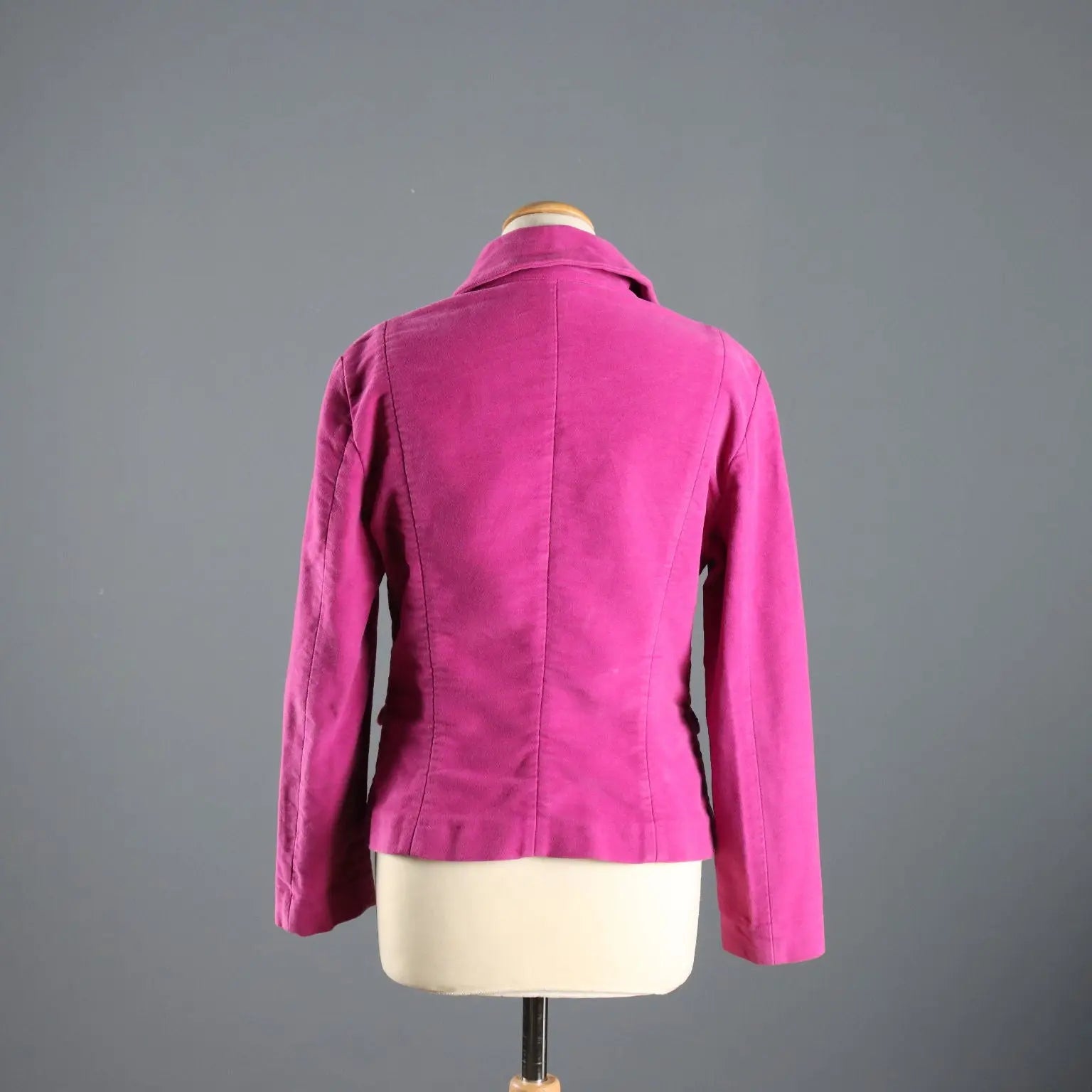 Vintage Versace Jacket Velvet Studs UK Size 14 1990s