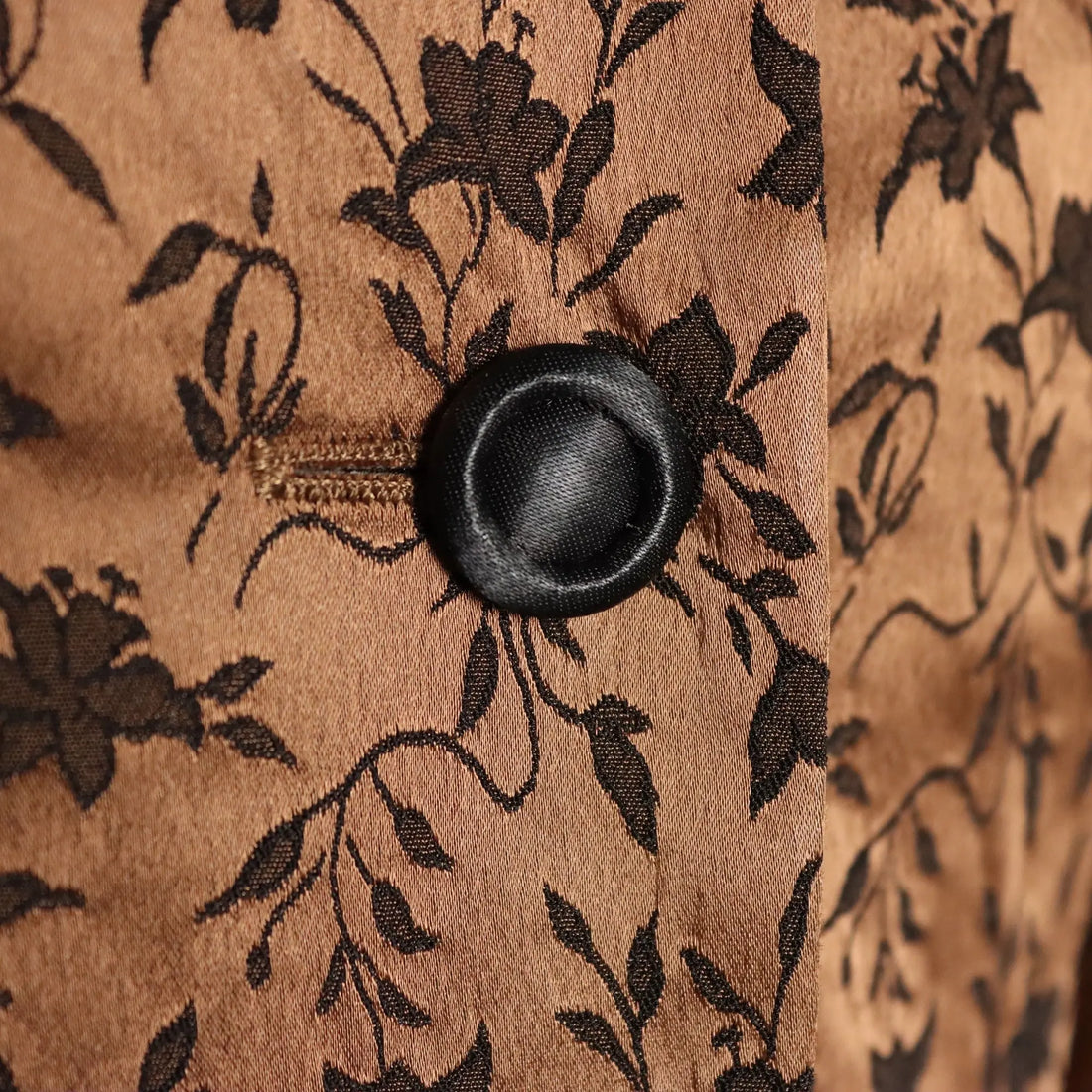 Alberta Ferretti Blazer Vintage Brown Fabric UK Size 10 1990s