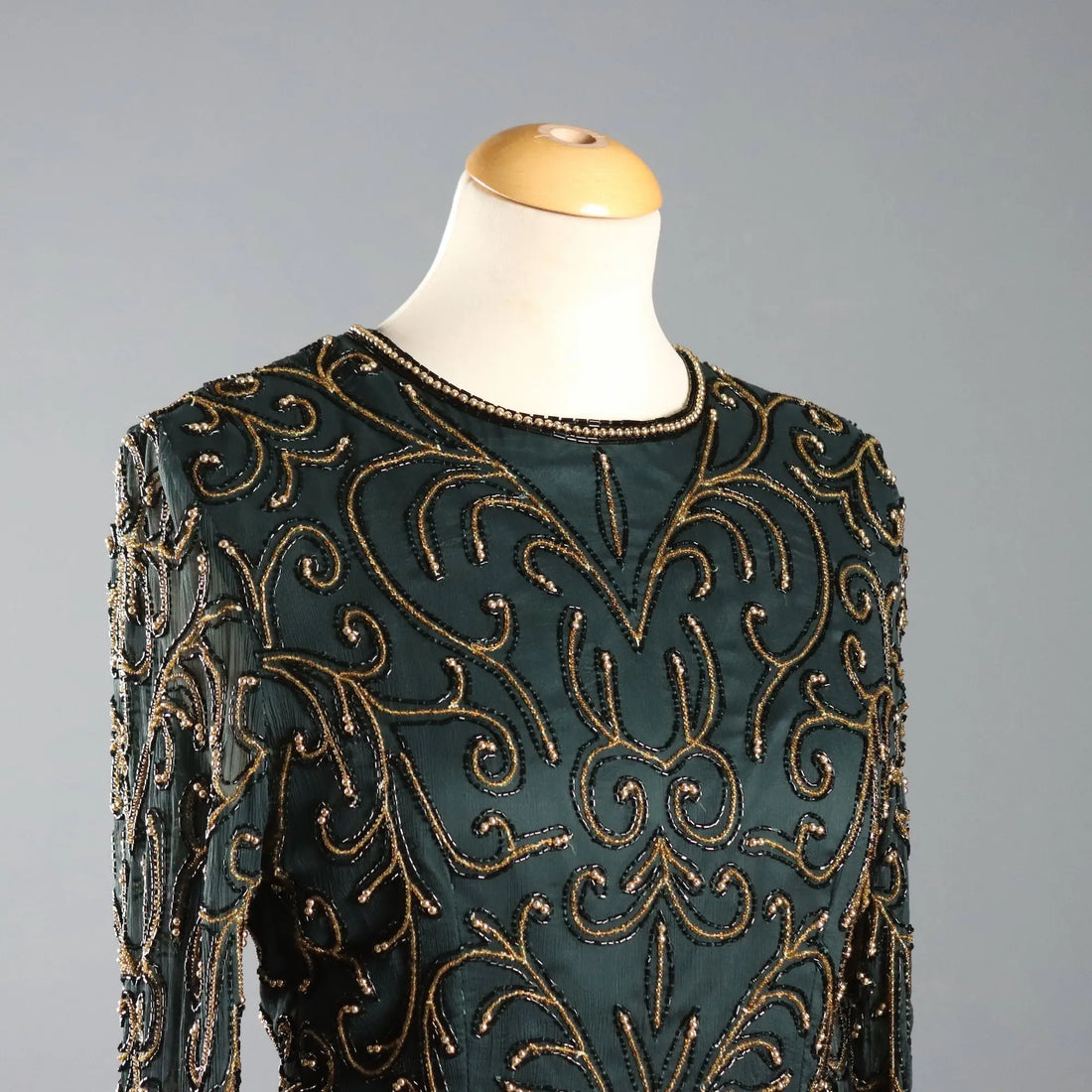 Gina Bacconi Blouse Silk Voile UK Size 12 Italy 1990s