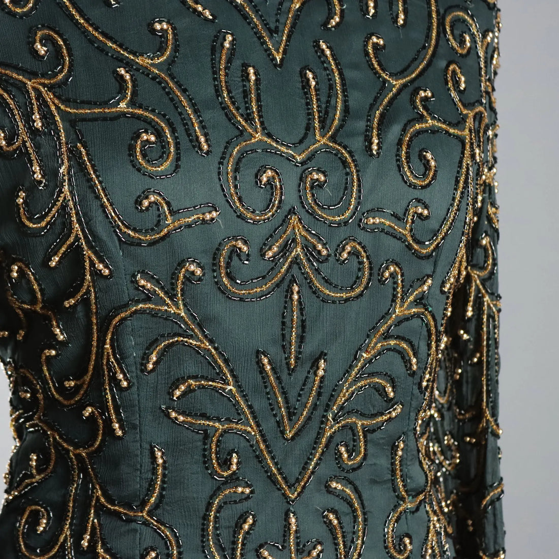 Gina Bacconi Blouse Silk Voile UK Size 12 Italy 1990s
