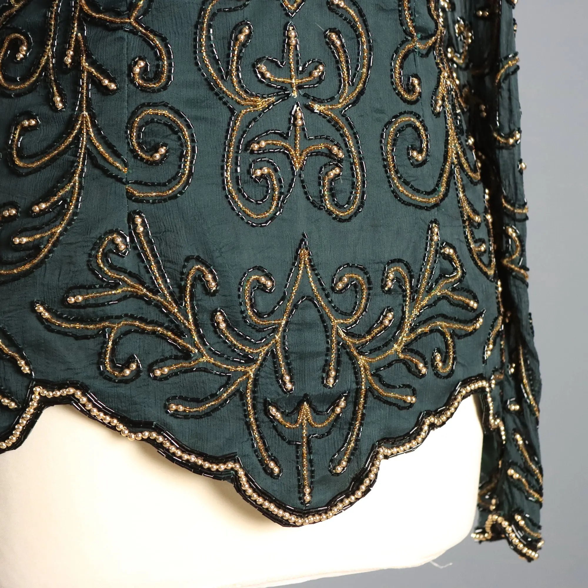Gina Bacconi Blouse Silk Voile UK Size 12 Italy 1990s