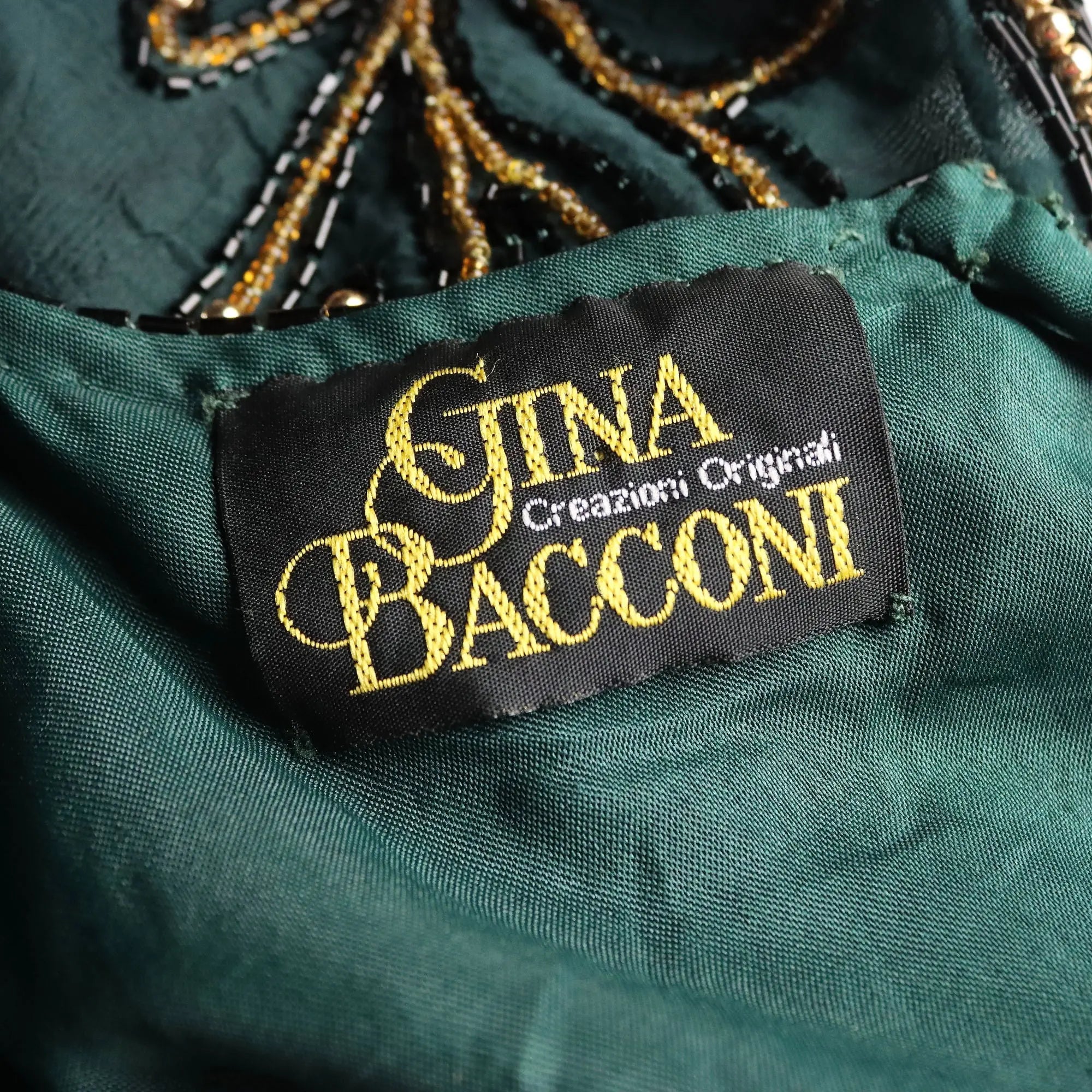 Gina Bacconi Blouse Silk Voile UK Size 12 Italy 1990s