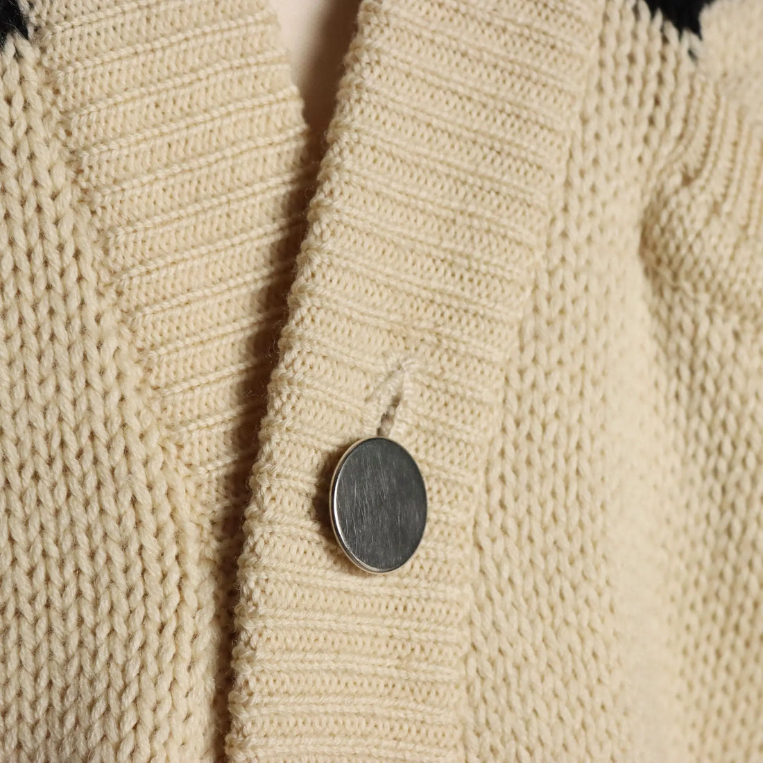 Valentino Men's Wool Cardigan Pure Wool UK Size 40 1980s-1990s