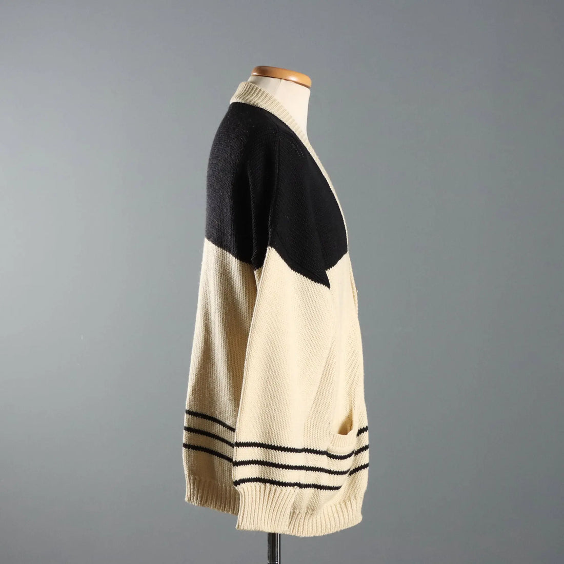 Valentino Men's Wool Cardigan Pure Wool UK Size 40 1980s-1990s