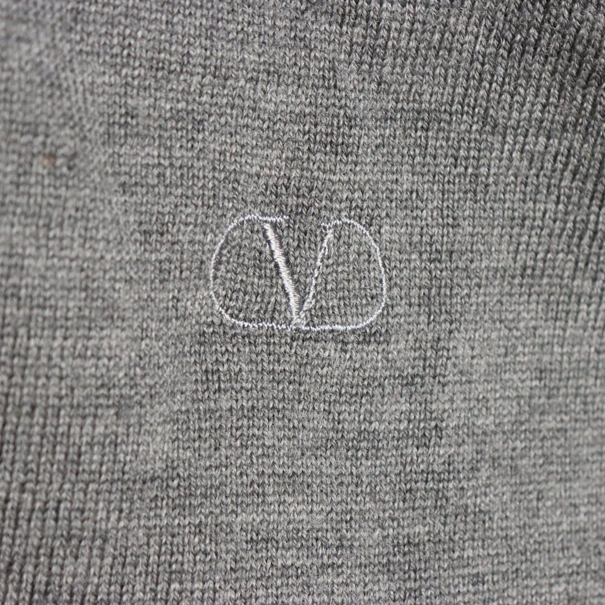 Valentino Men's Sweater Merinos Wool UK Size 38 Italy 1990s