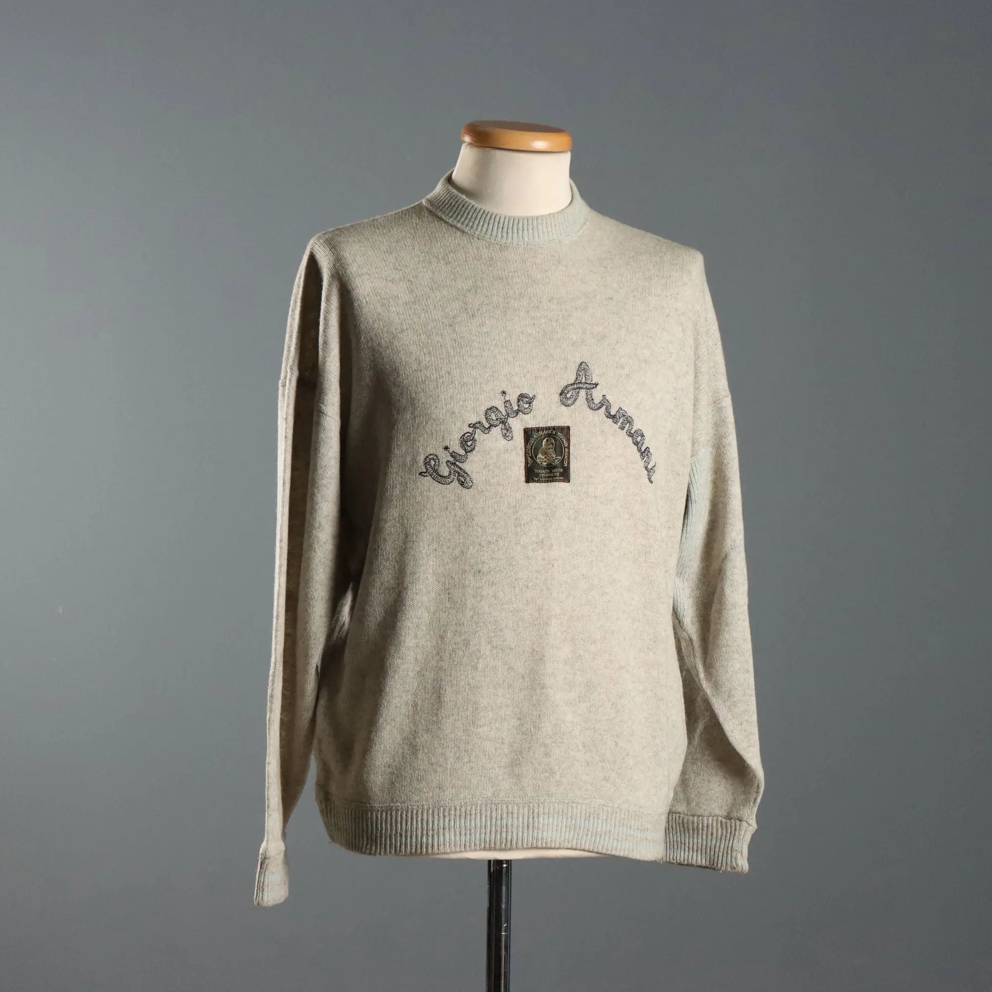 Giorgio Armani Wool Sweater Wool UK Size 10/12 1980s-1990s