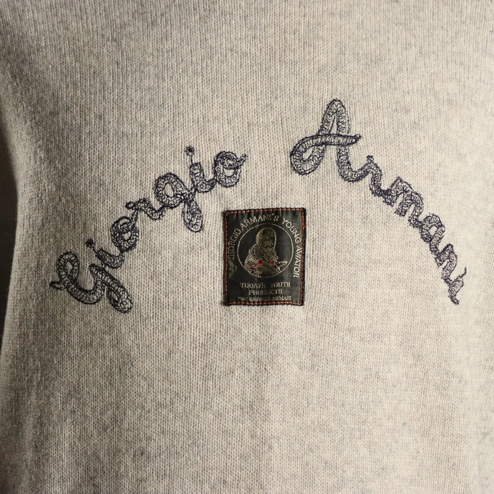 Giorgio Armani Wool Sweater Wool UK Size 10/12 1980s-1990s
