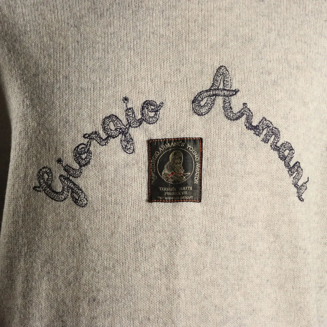 Giorgio Armani Wool Sweater Wool UK Size 10/12 1980s-1990s