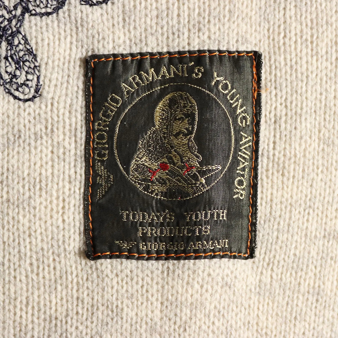 Giorgio Armani Wool Sweater Wool UK Size 10/12 1980s-1990s