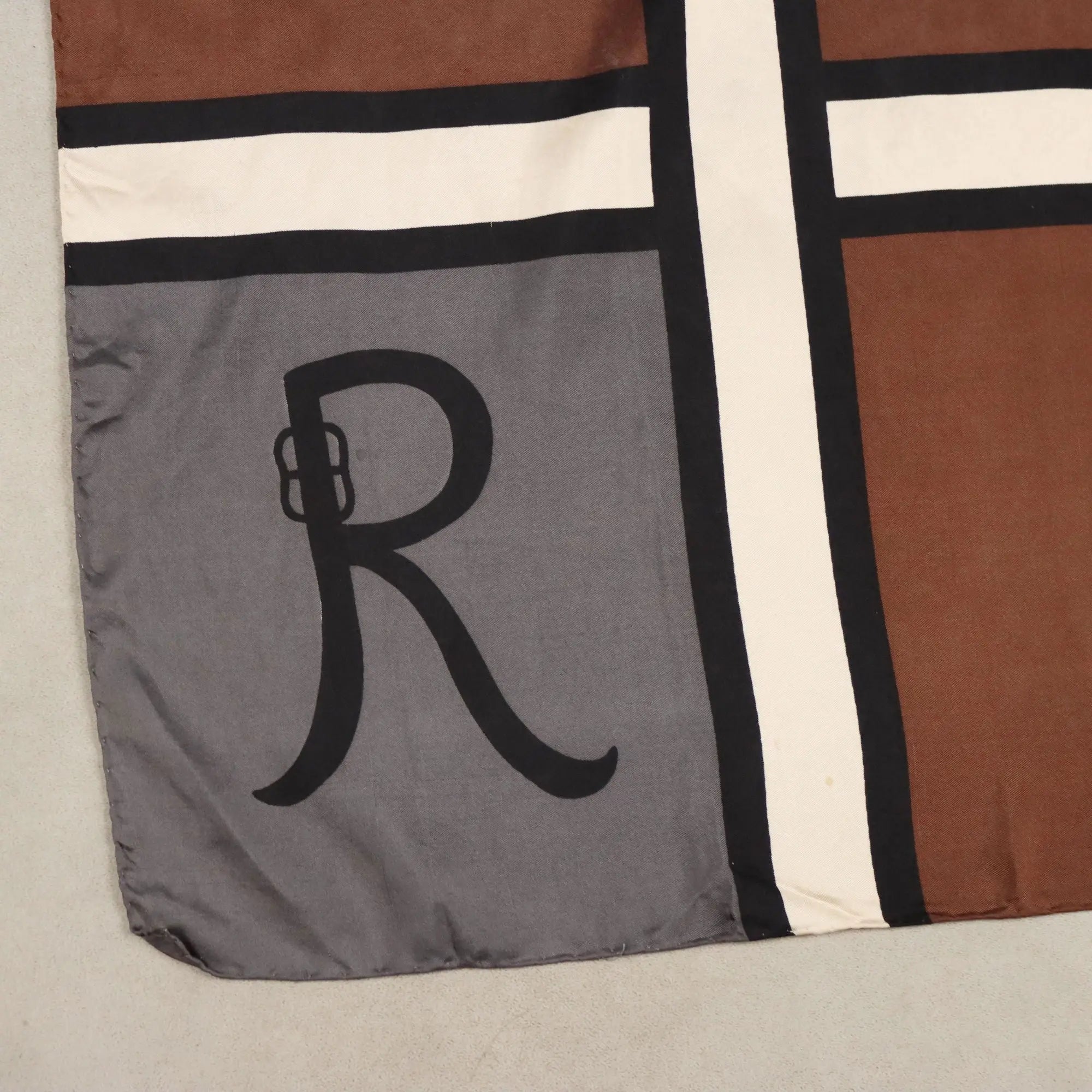 Roberta di Camerino Vintage Silk Scarf Italy 1960s-1970s