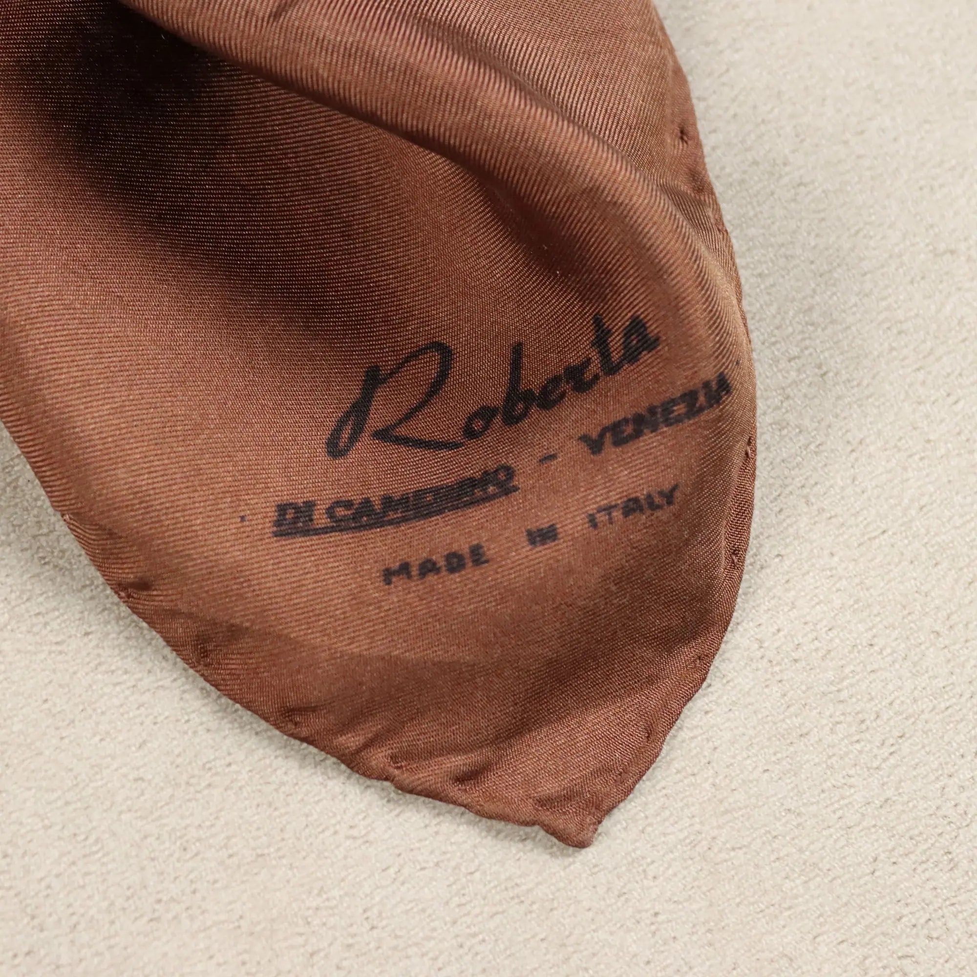 Roberta di Camerino Vintage Silk Scarf Italy 1960s-1970s