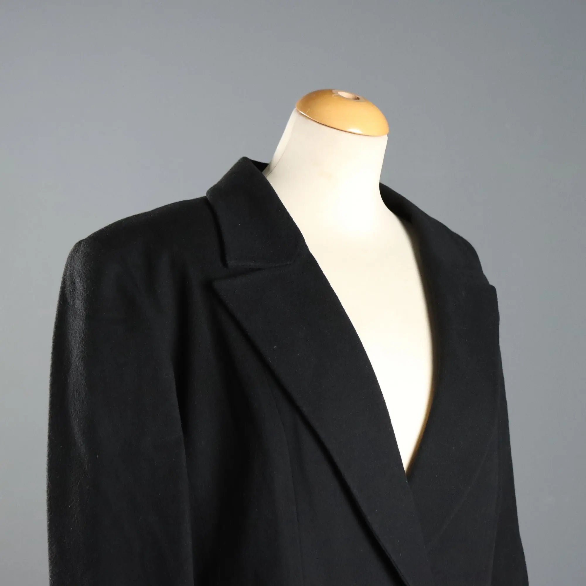 Vintage Chanel Blazer Pure Wool UK Size 14 France 1990s