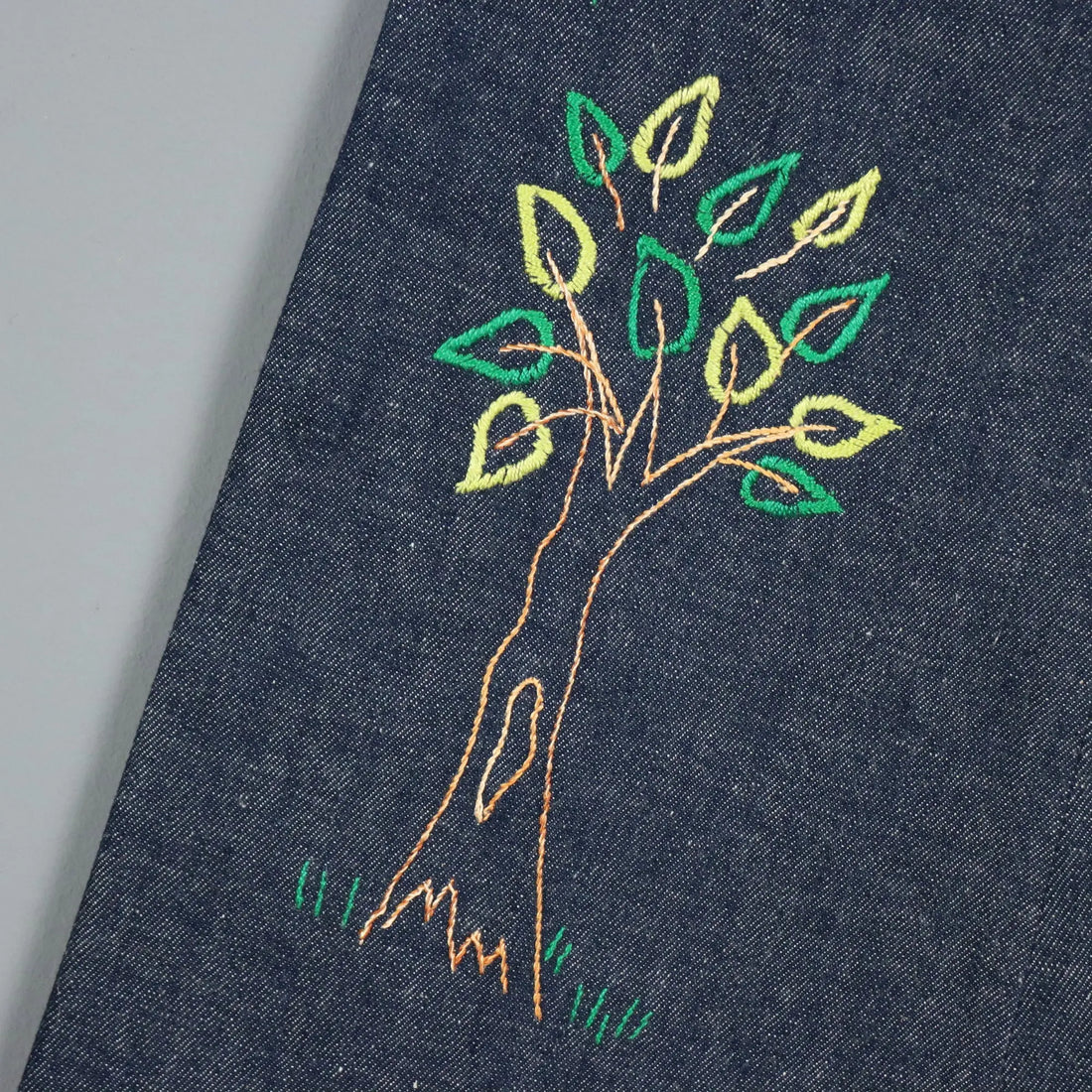 Vintage Jeans Embroidered Cotton UK Size 10 Italy 1970s