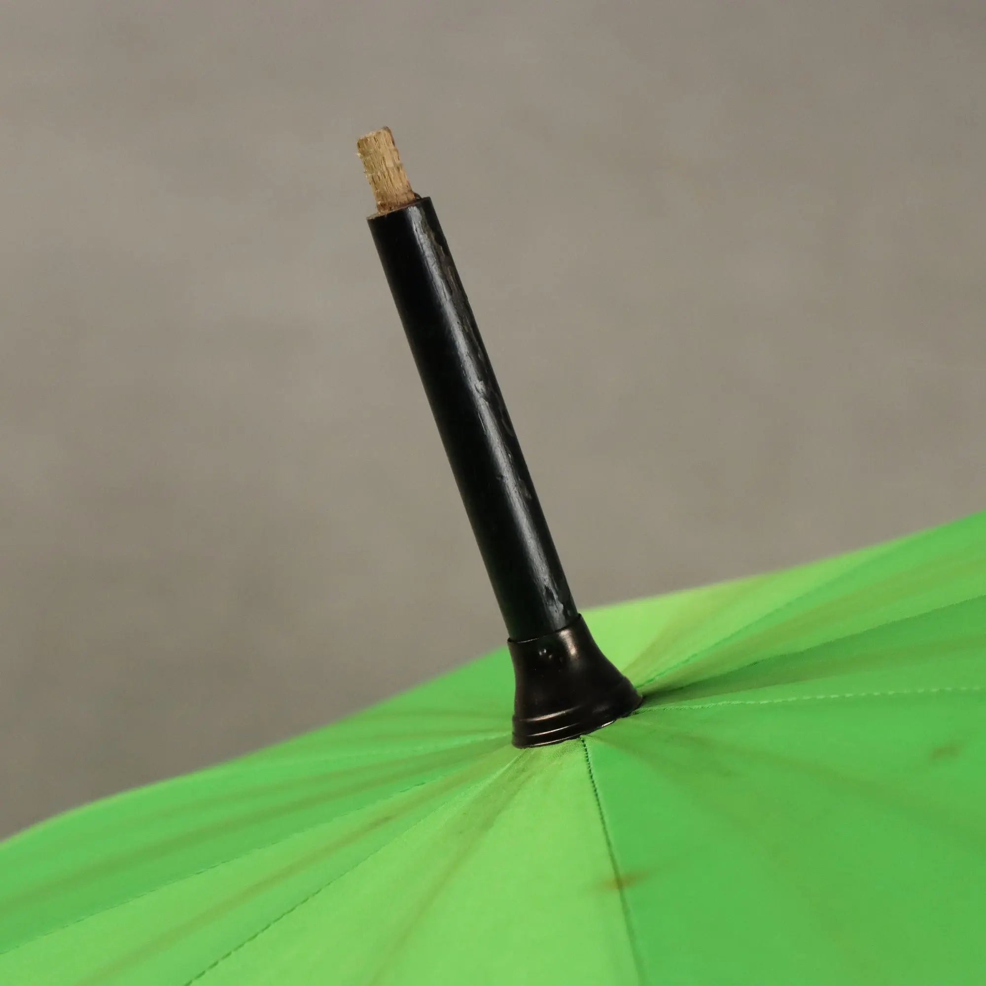 Versace Vintage Umbrella Neon Green with Monogram Italy 1980s 