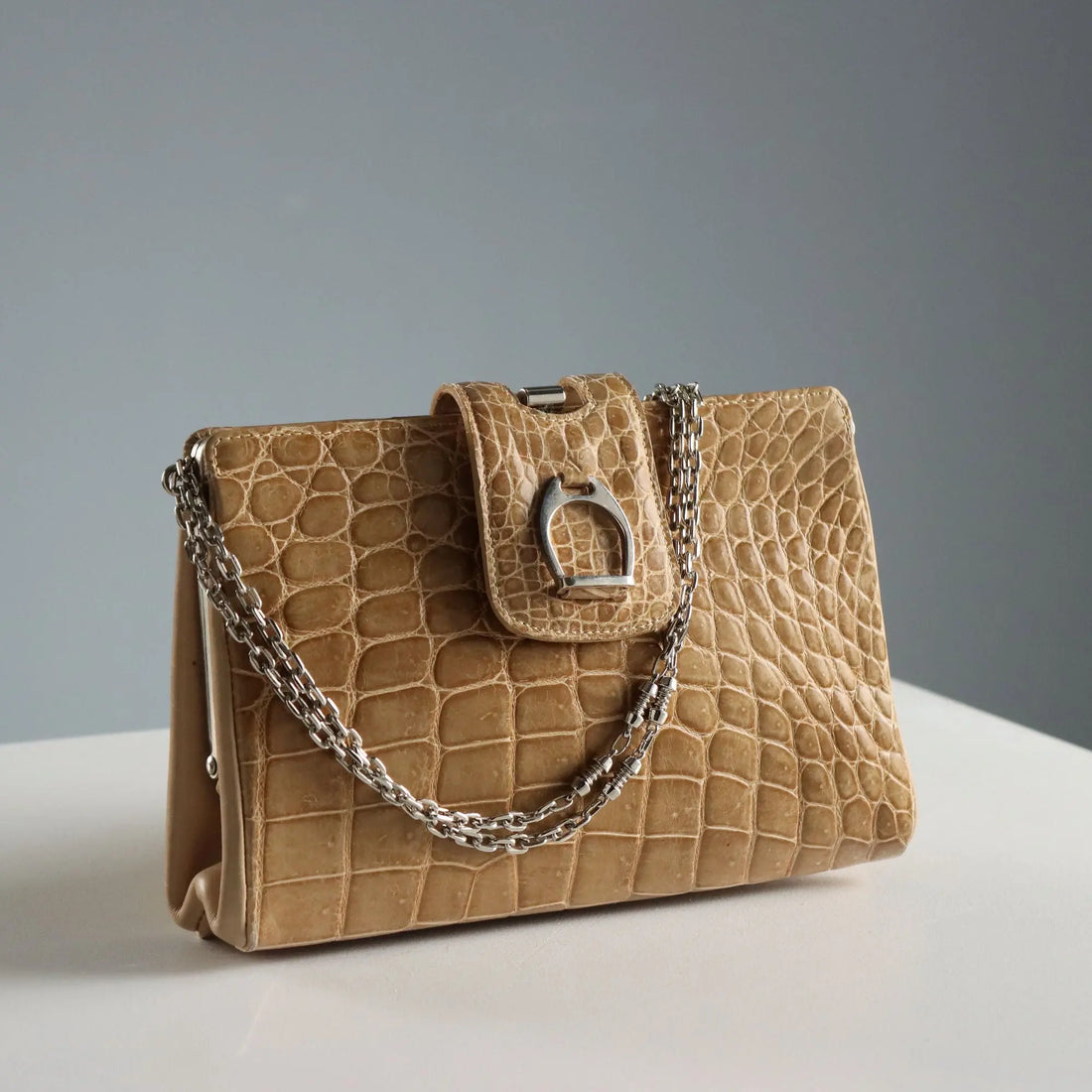 Saddler's Vintage Handbag Leather Italy 1970s-1980s
