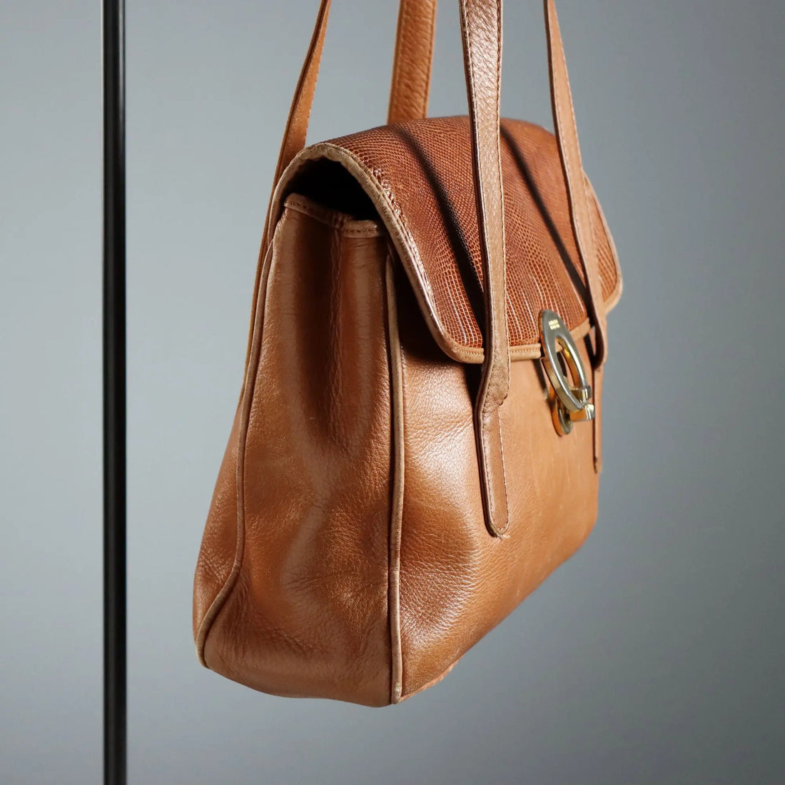 Colombo Via Della Spiga Shoulder Bag Leather Italy 1980s