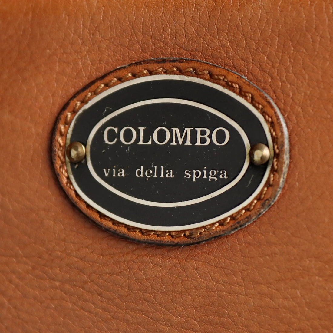 Colombo Via Della Spiga Shoulder Bag Leather Italy 1980s