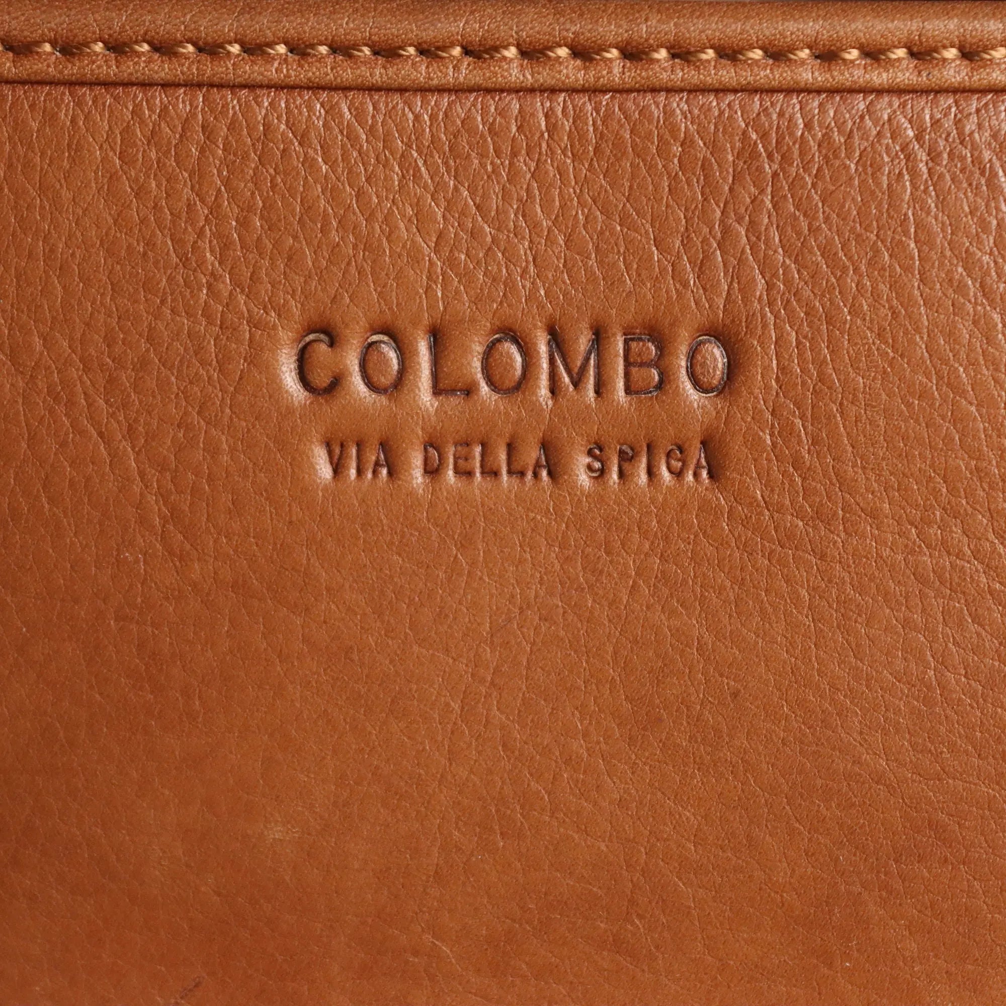 Colombo Via Della Spiga Shoulder Bag Leather Italy 1980s