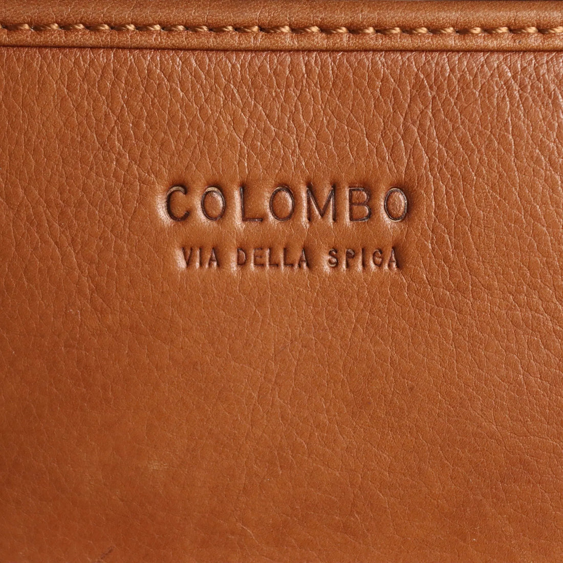 Colombo Via Della Spiga Shoulder Bag Leather Italy 1980s