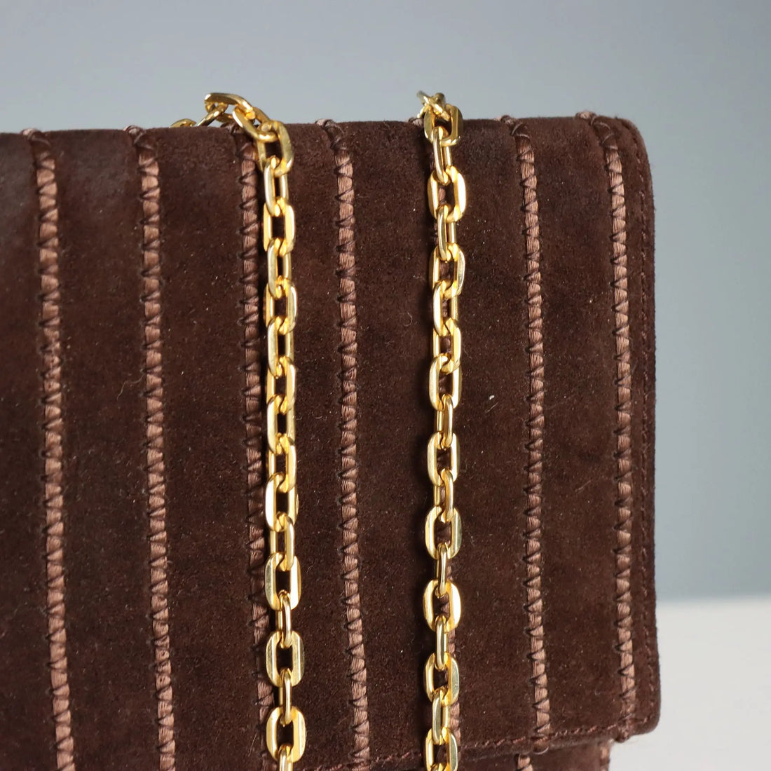Vintage Rodo Handbag Brown Leather Italy 1970s-1980s