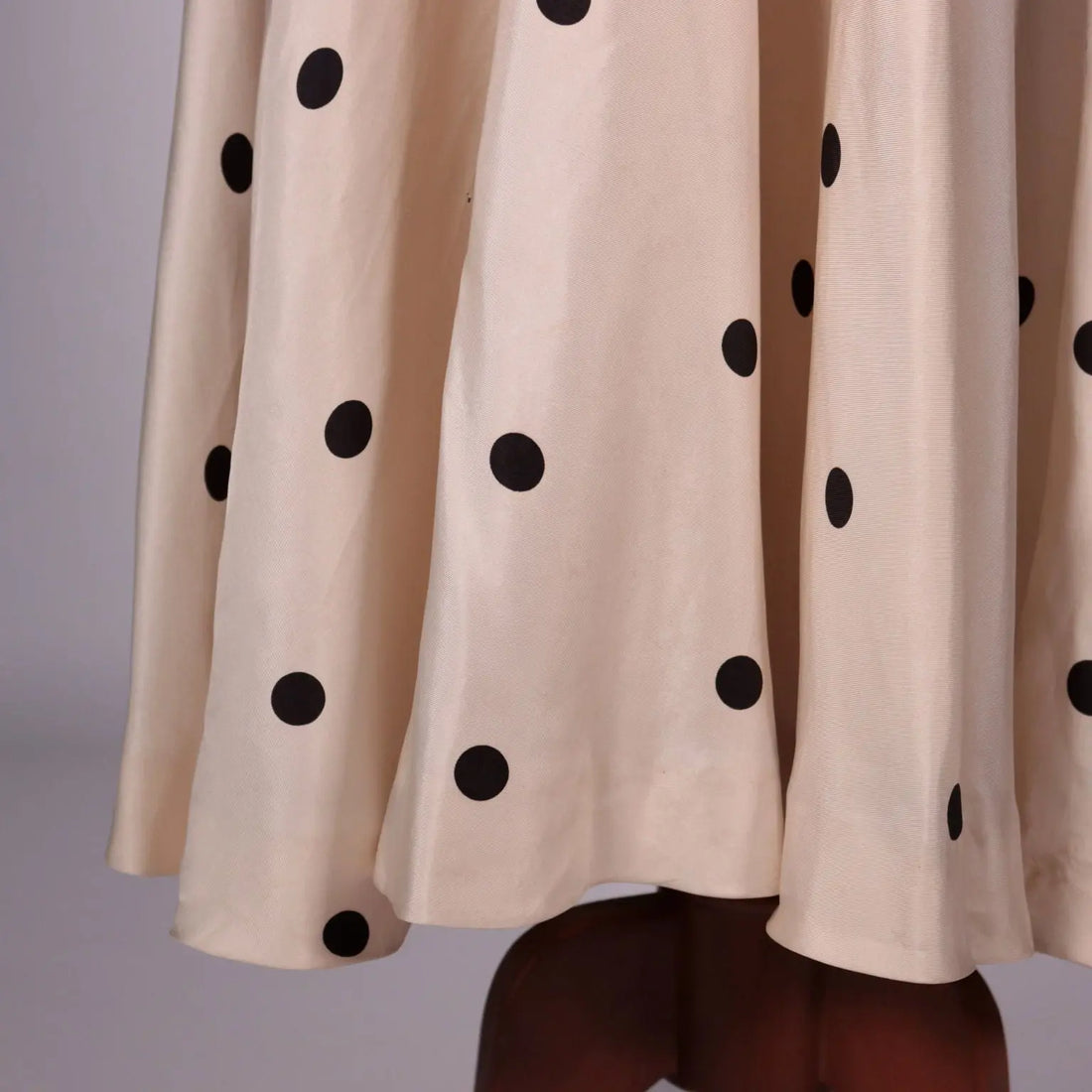 Vintage 1950s Cocktail Dress with Polka Dots Silk US Size 4 | Clothing & House Linens | Vintage