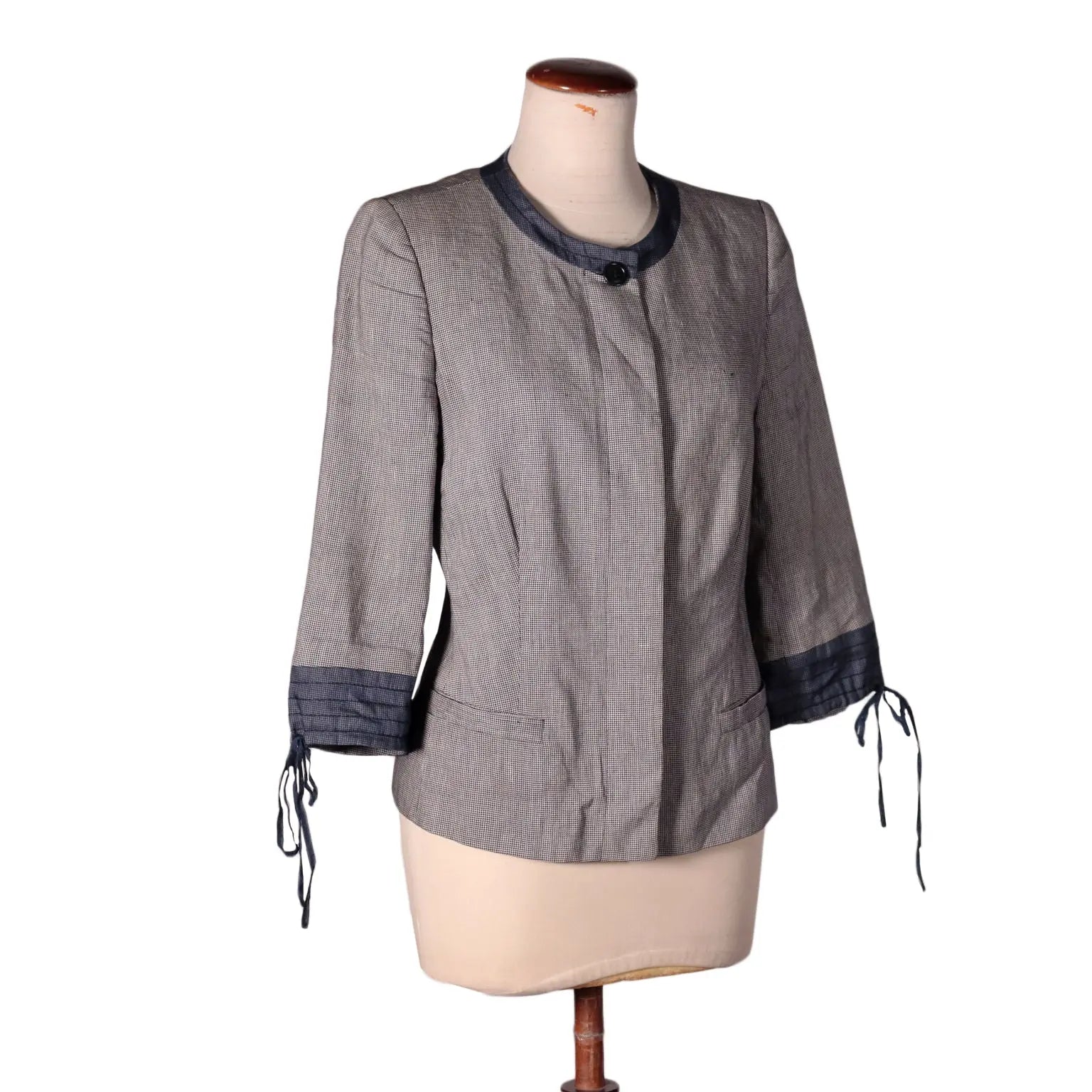 Vintage Salvatore Ferragamo Jacket Flax and Silk Italy 1980s | Clothing & House Linens | Vintage