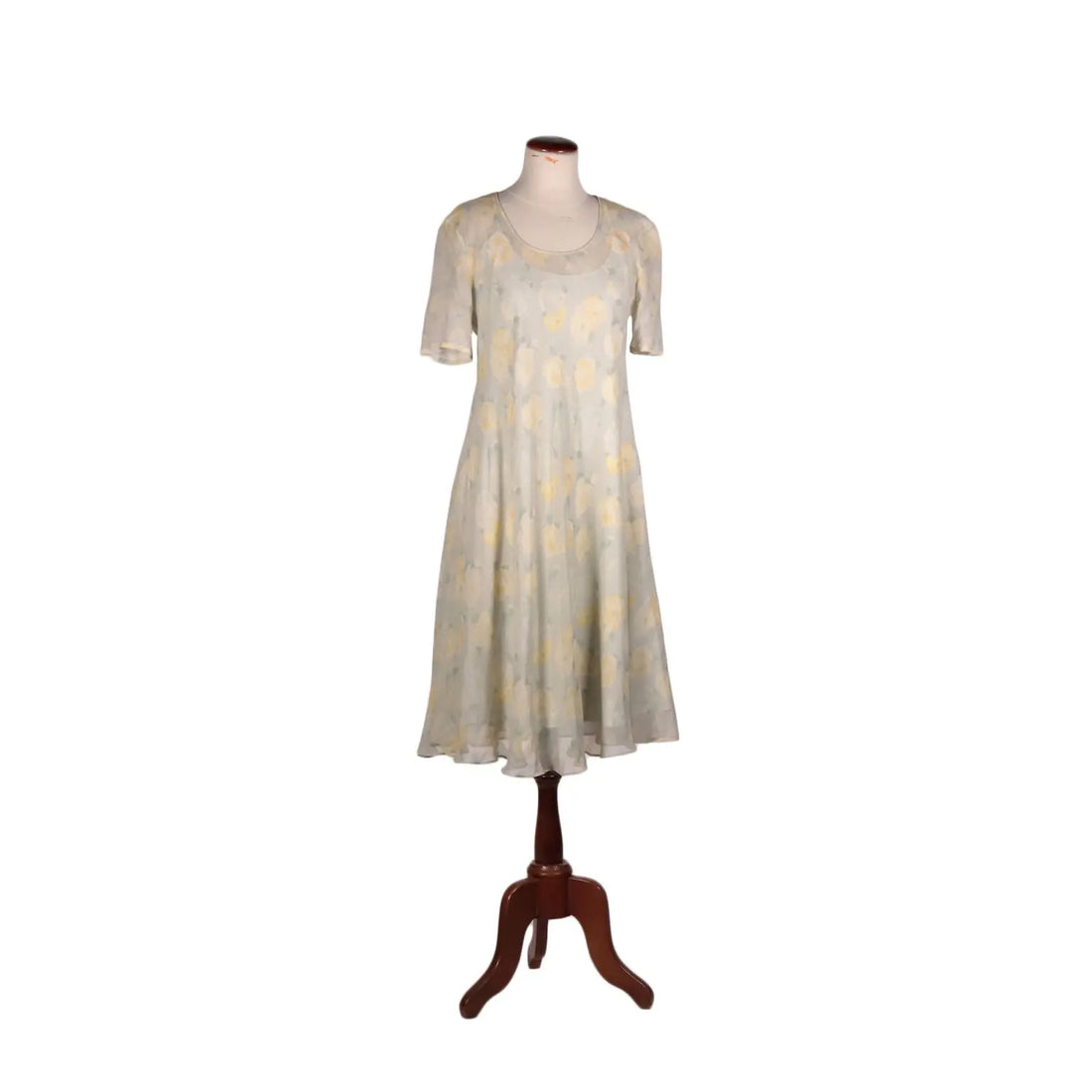 Vintage Les Copains Dress Coloured Silk US Size 12 Italy 1990s - Size UK 10 | Clothing & House Linens | Vintage