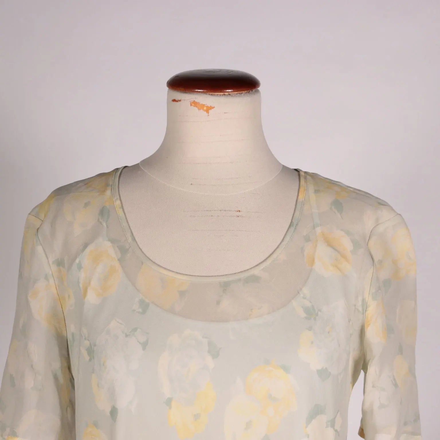 Vintage Les Copains Dress Coloured Silk US Size 12 Italy 1990s - Size UK 10 | Clothing & House Linens | Vintage