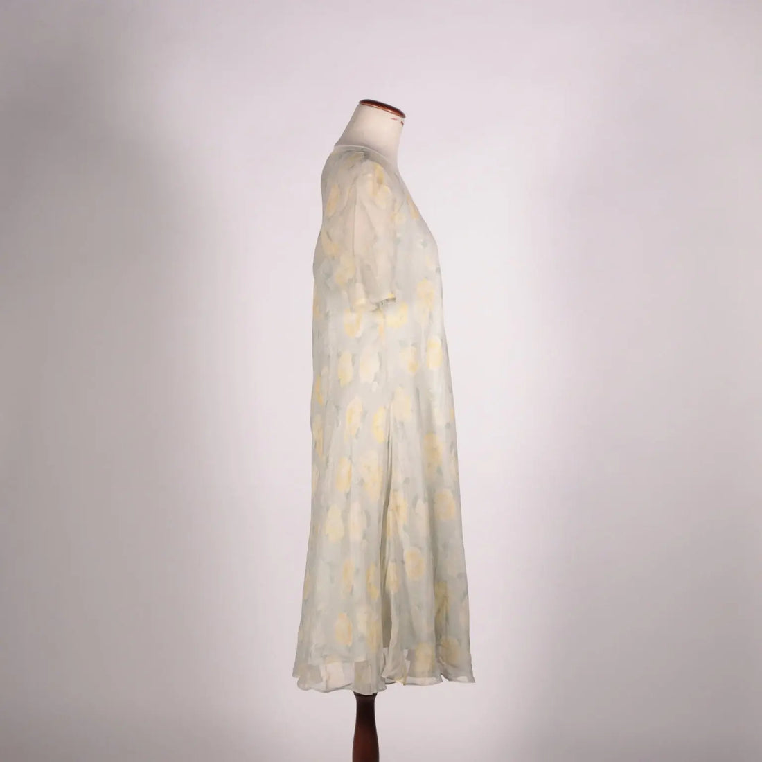 Vintage Les Copains Dress Coloured Silk US Size 12 Italy 1990s - Size UK 10 | Clothing & House Linens | Vintage