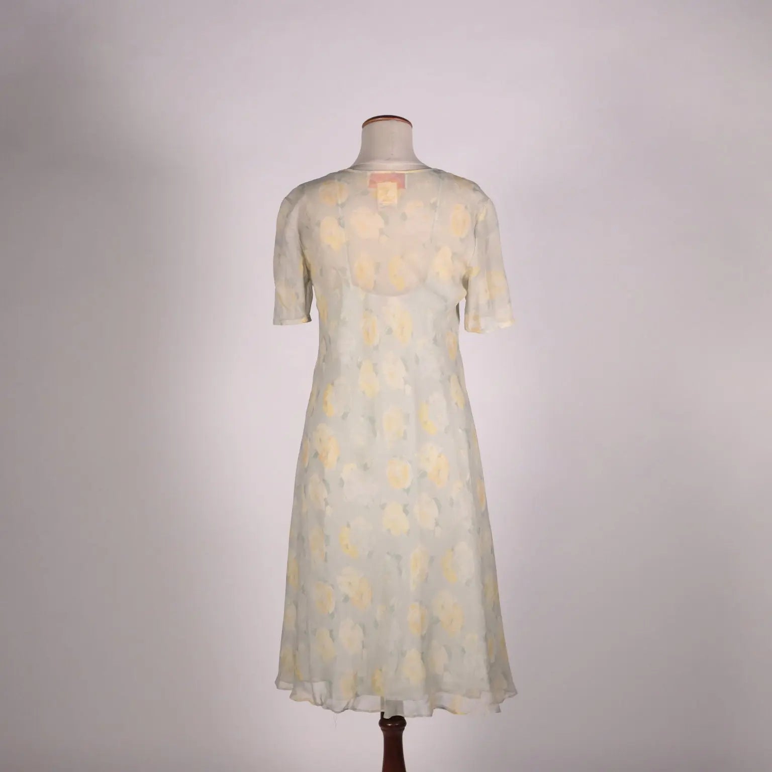 Vintage Les Copains Dress Coloured Silk US Size 12 Italy 1990s - Size UK 10 | Clothing & House Linens | Vintage