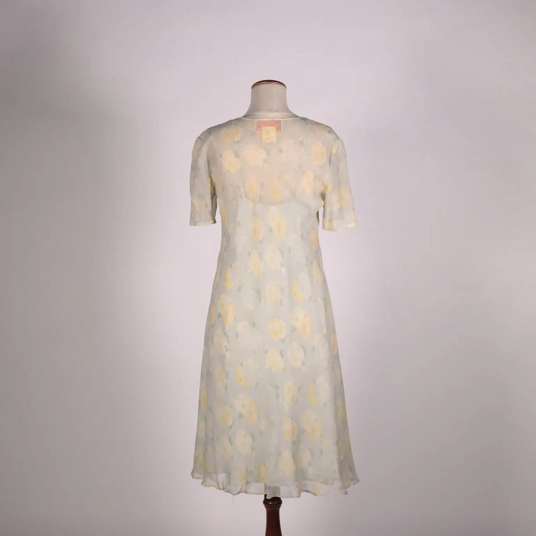 Vintage Les Copains Dress Coloured Silk US Size 12 Italy 1990s - Size UK 10 | Clothing & House Linens | Vintage