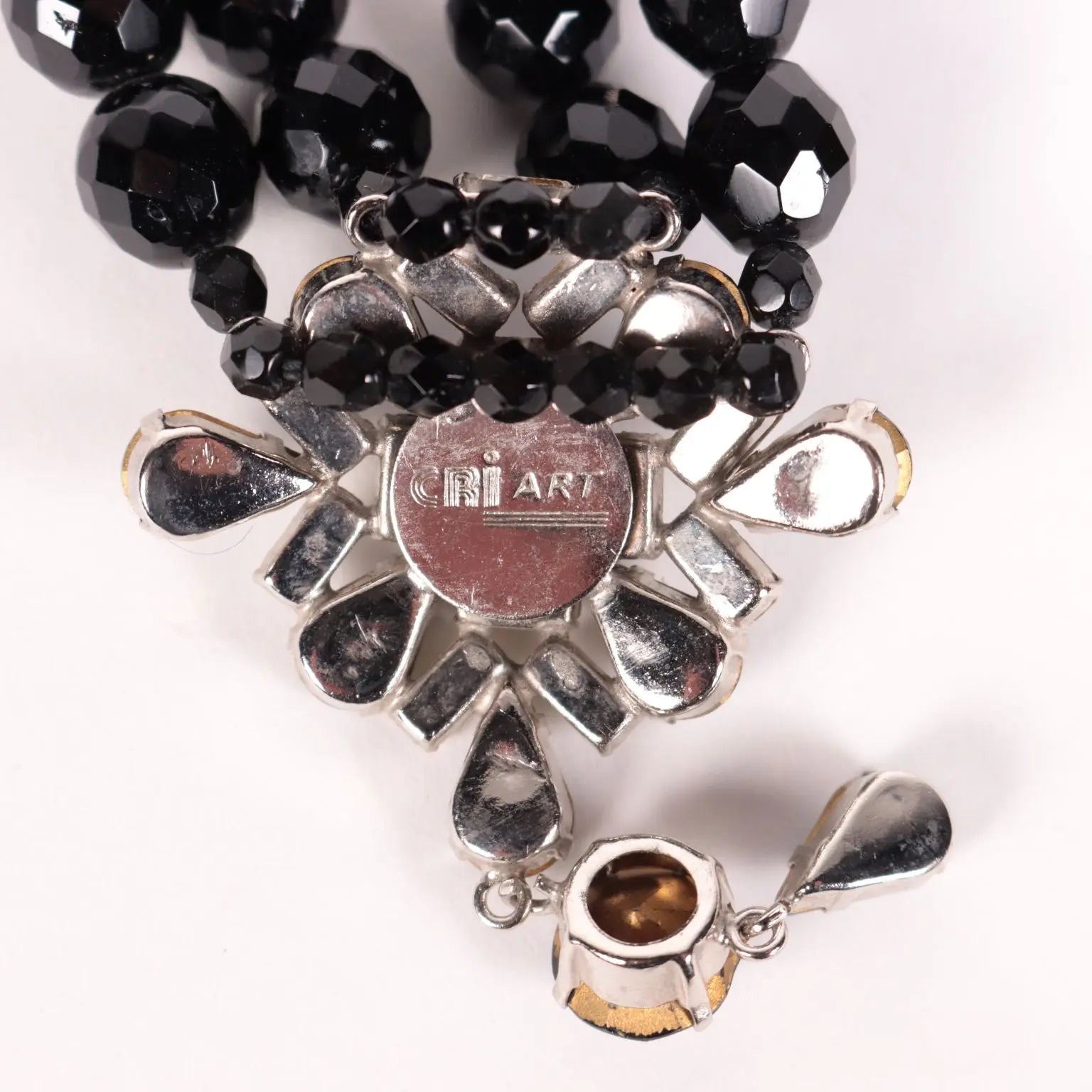 Vintage Cri Art Necklace Glass Stones | Clothing & House Linens | Vintage