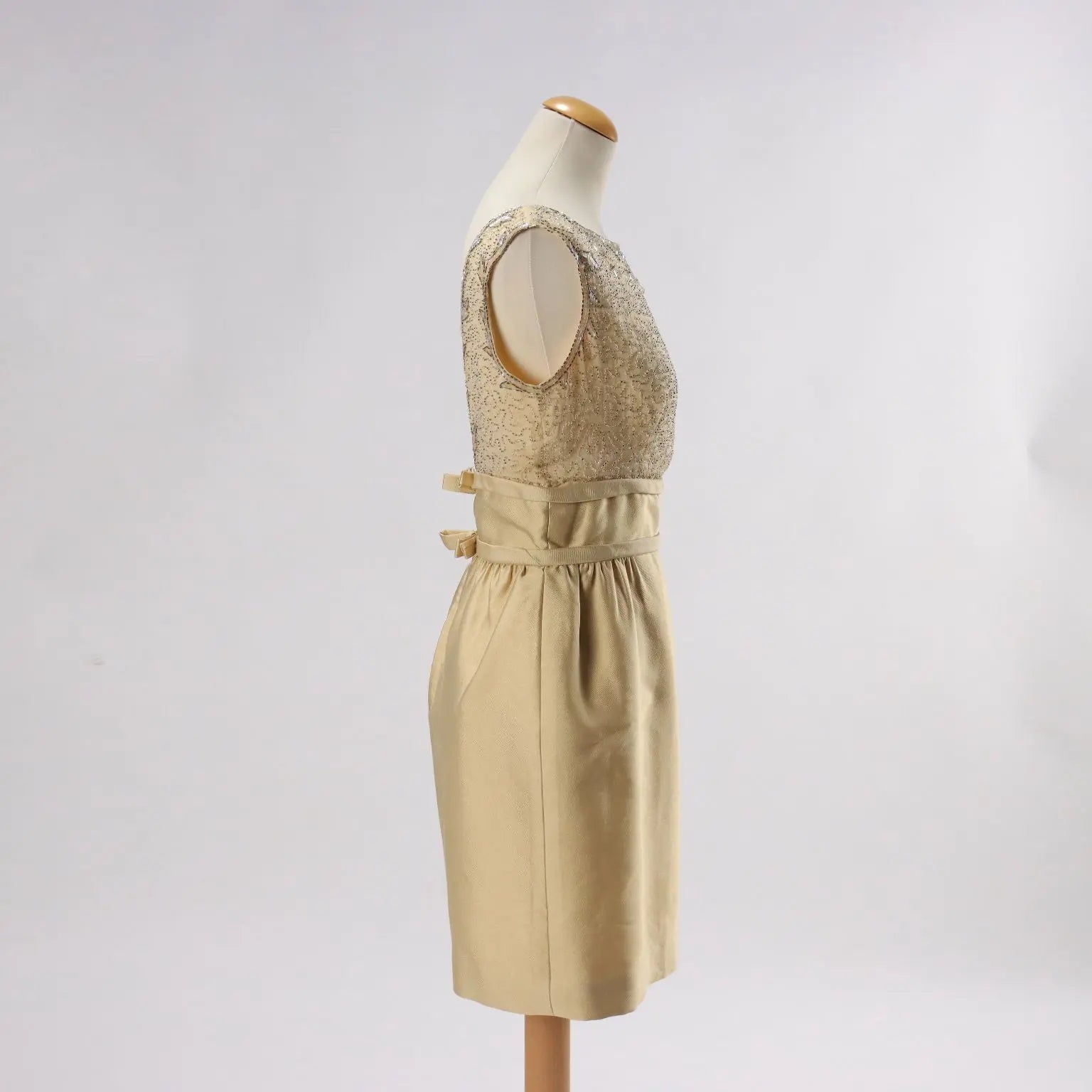 Vintage Cocktail Dress Silk Size 12 Italy 1940s-1950s - Size 12 | Clothing & House Linens | Vintage