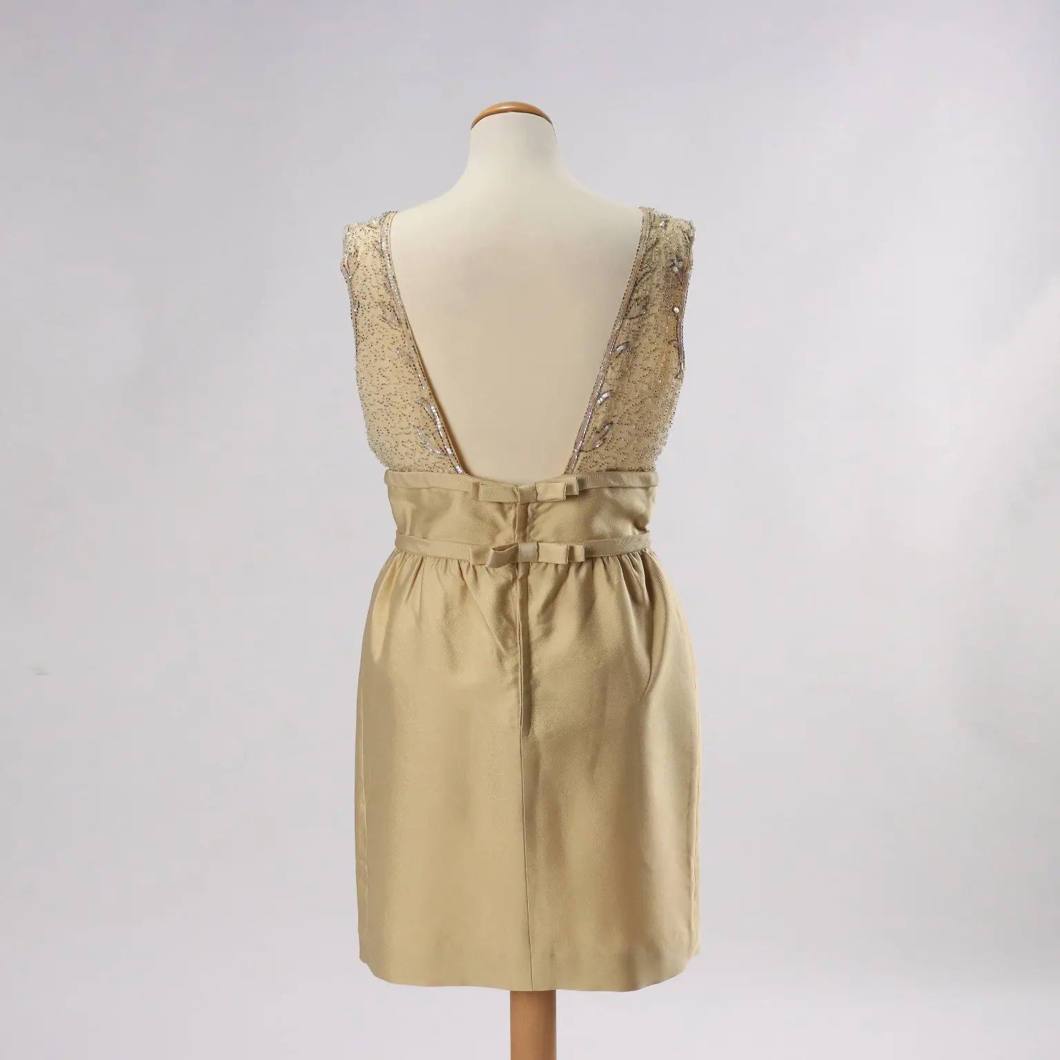 Vintage Cocktail Dress Silk Size 12 Italy 1940s-1950s - Size 12 | Clothing & House Linens | Vintage