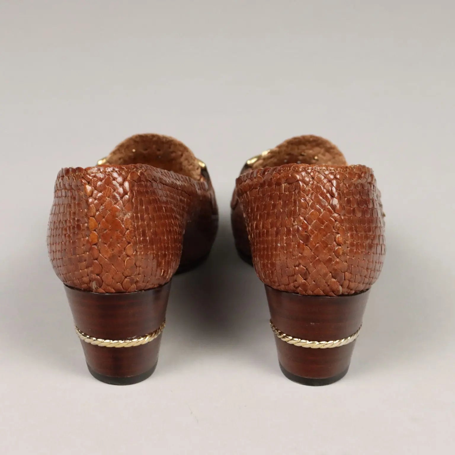 Gucci Shoes Woven Leather US Size N. 8 Italy - N. 6,5 | Clothing & House Linens | Vintage