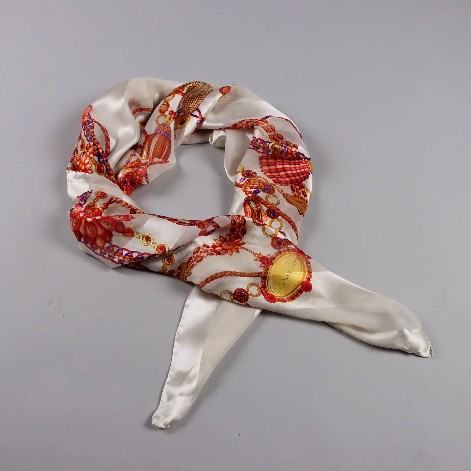 Vintage Scarf Mila Schön Silk Voile Italy 1980s | Clothing & House Linens | Vintage