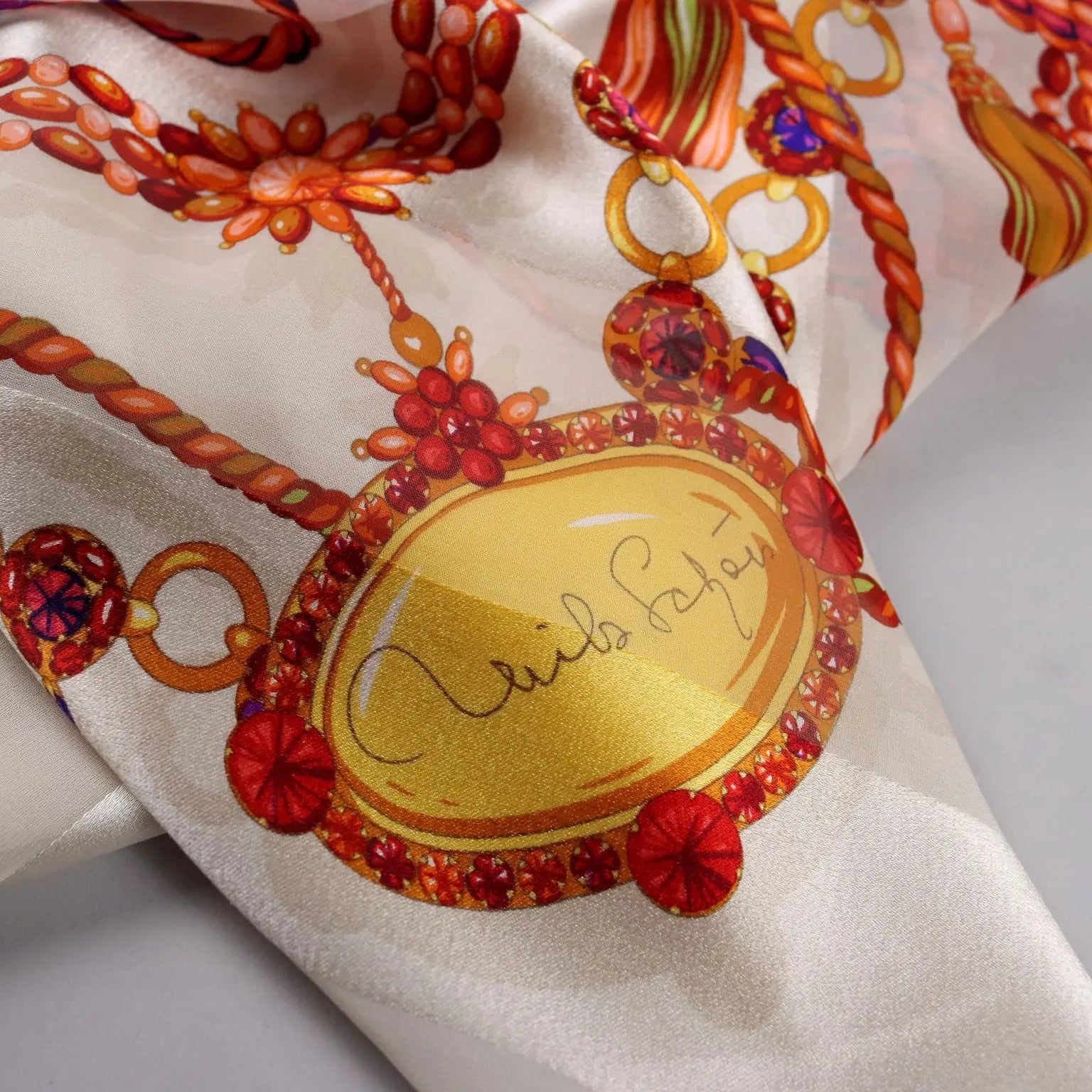 Vintage Scarf Mila Schön Silk Voile Italy 1980s | Clothing & House Linens | Vintage