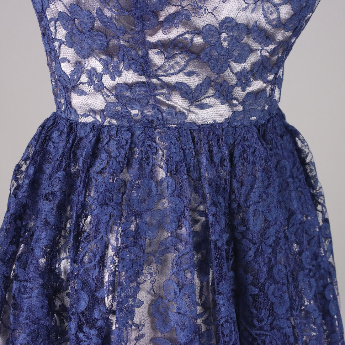 Vintage Blue Lace Dress Size 12 Vintage Clothing and Textiles - Size 12 | Clothing & House Linens  Vintage