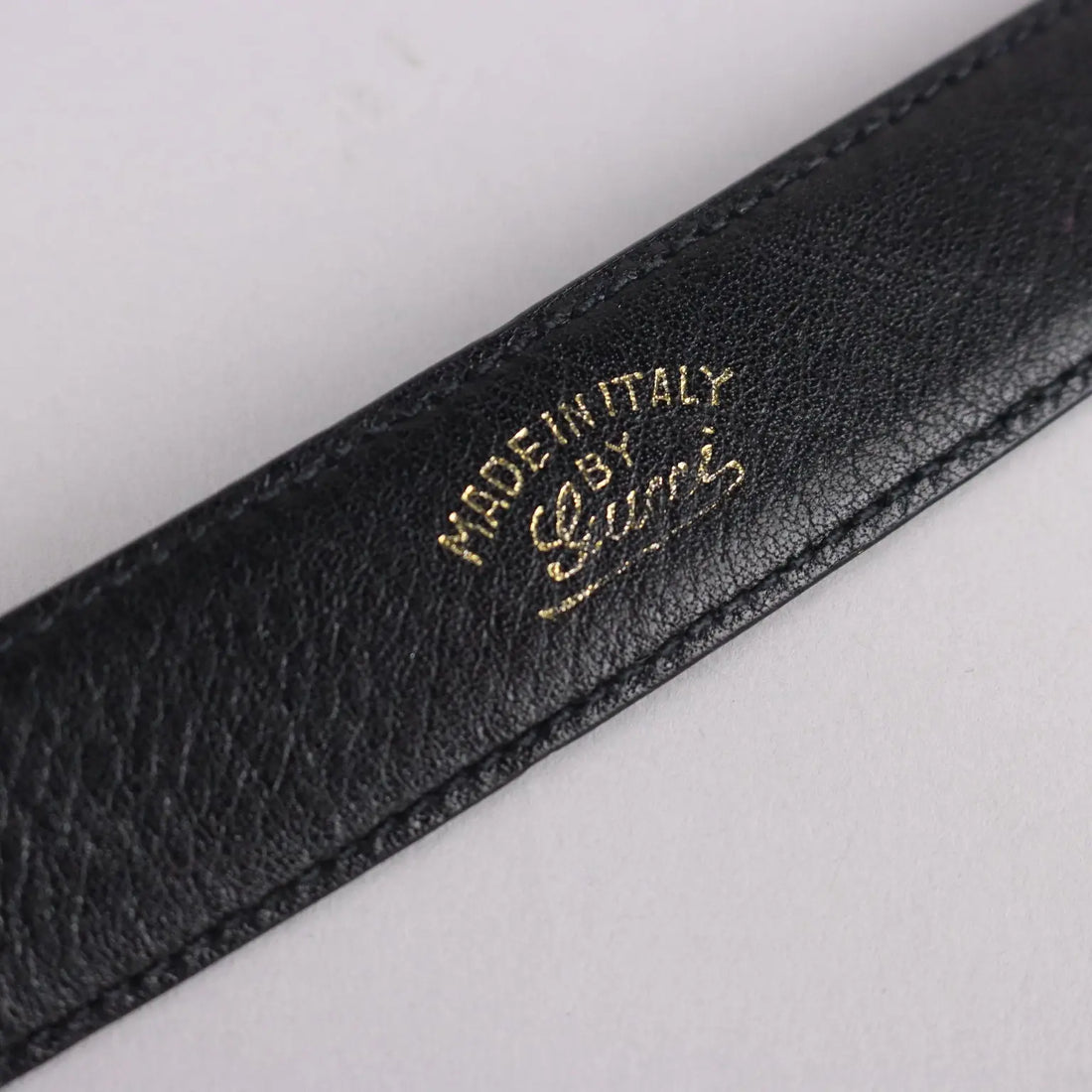 Vintage 1970s Gucci Belt Blue Leather Buckle Italy | Clothing & House Linens | Vintage