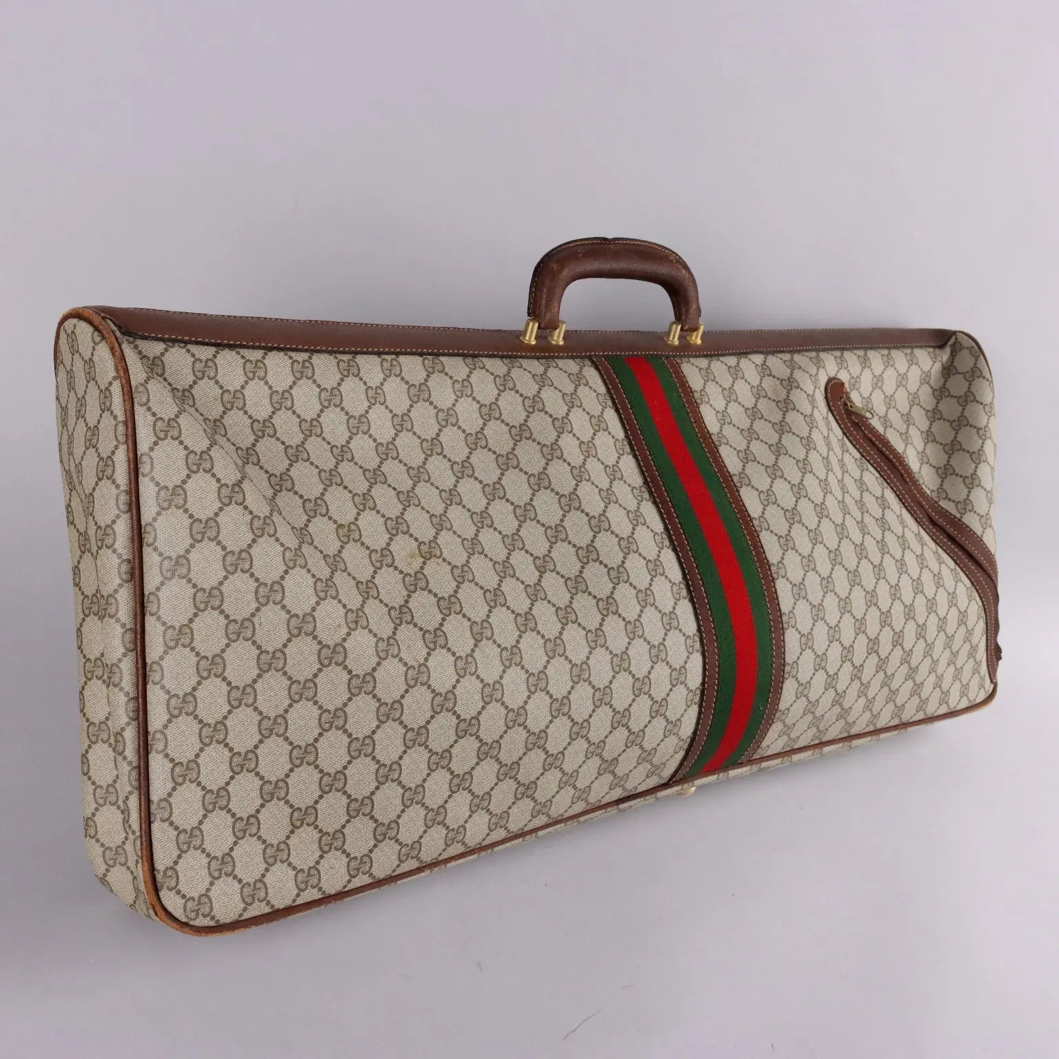 Vintage Gucci Boot Case Monogram Canvas Leather Collectable | Clothing & House Linens | Vintage