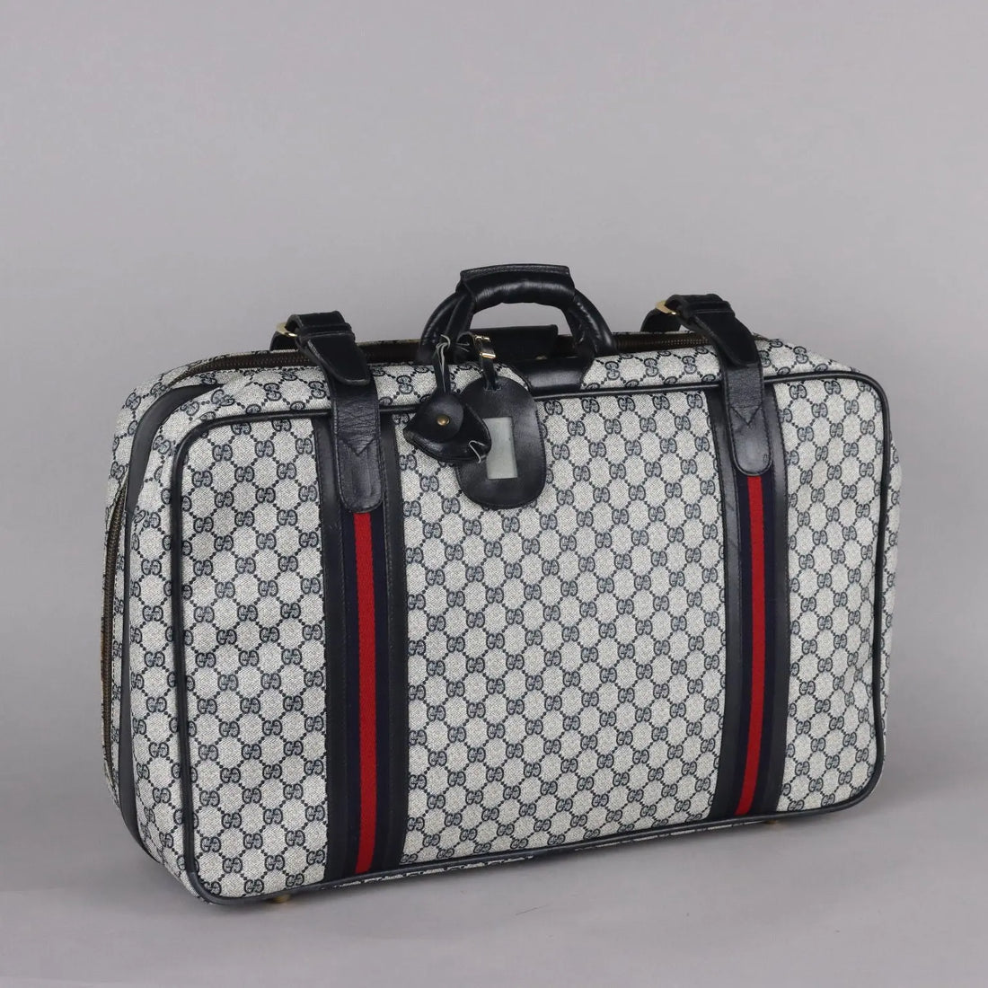 Vintage 1950s Gucci Suitcase Monogram Canvas Leather Collectable | Clothing & House Linens | Vintage