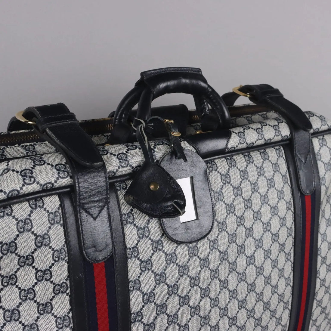 Vintage 1950s Gucci Suitcase Monogram Canvas Leather Collectable | Clothing & House Linens | Vintage