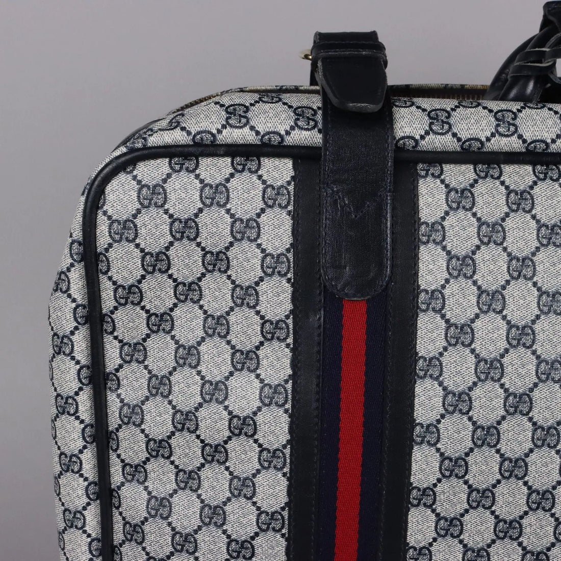 Vintage 1950s Gucci Suitcase Monogram Canvas Leather Collectable | Clothing & House Linens | Vintage