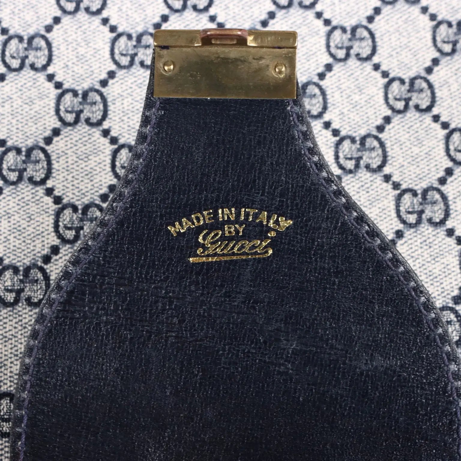 Vintage 1950s Gucci Suitcase Monogram Canvas Leather Collectable | Clothing & House Linens | Vintage