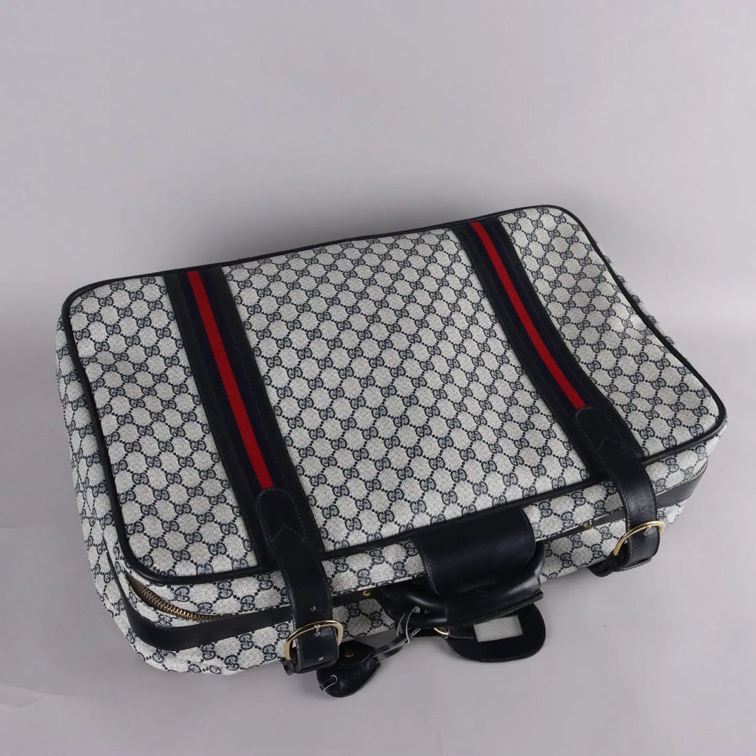 Vintage 1950s Gucci Suitcase Monogram Canvas Leather Collectable | Clothing & House Linens | Vintage