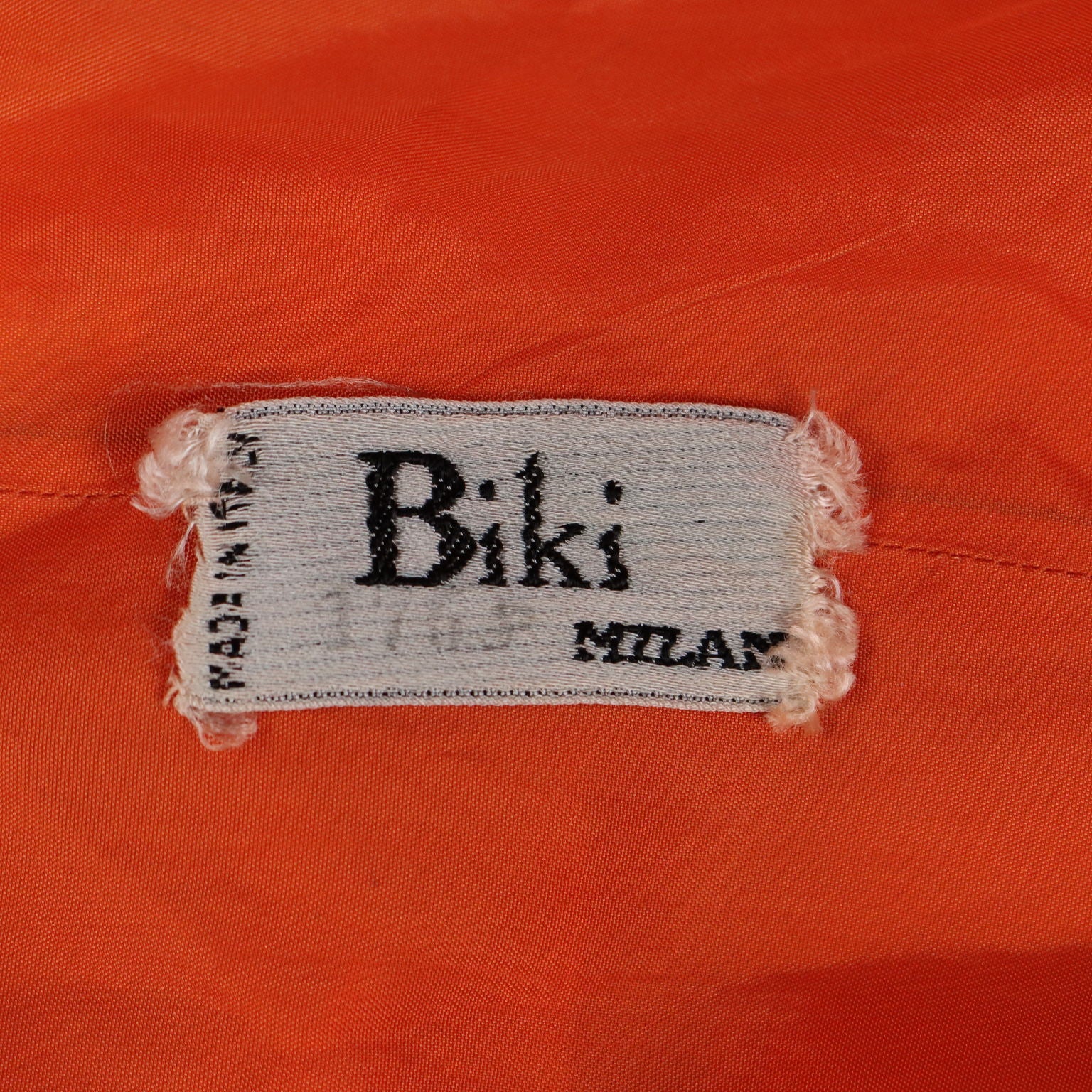 Vintage Biki Skirt Silk Taffeta UK Size 10/12 Italy 1950s