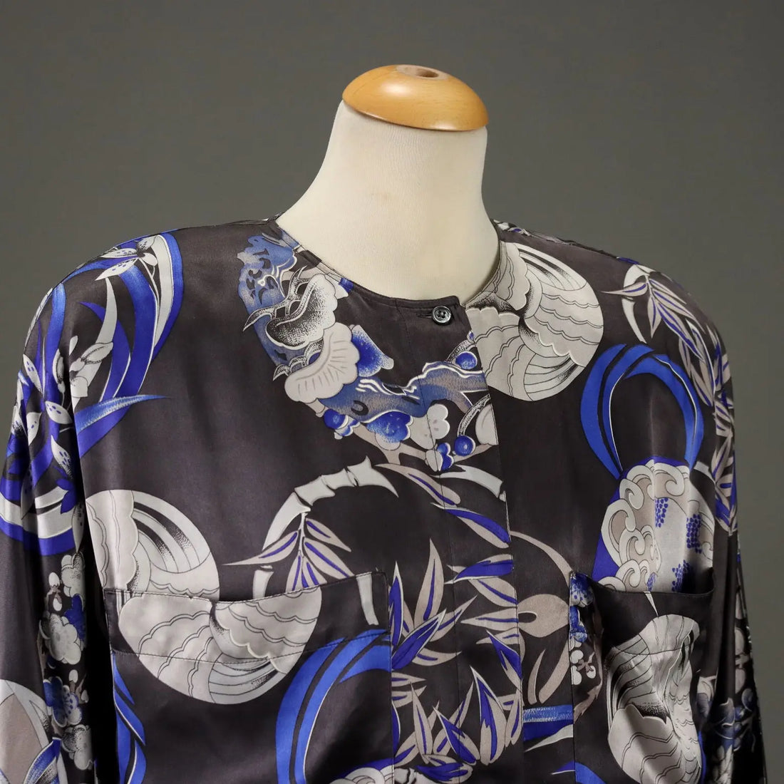 Vintage 1980s Shirt by Basile Silk UK Size 14 Italy - UK Size 14 | Clothing & House Linens | Vintage